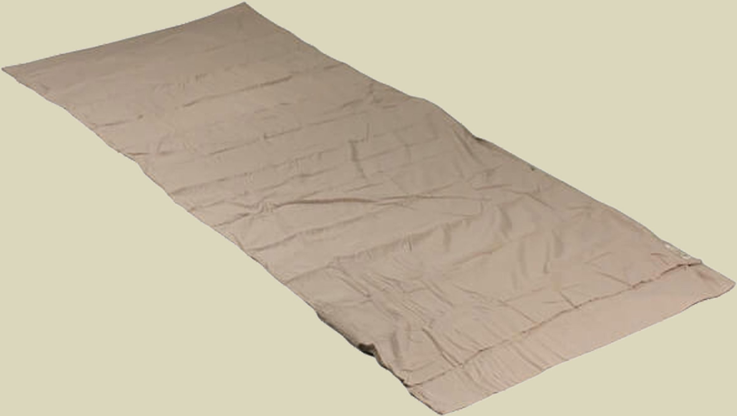 Insect Shield TravelSheet Egyptian Cotton Größe 210 x 82 cm Farbe sand