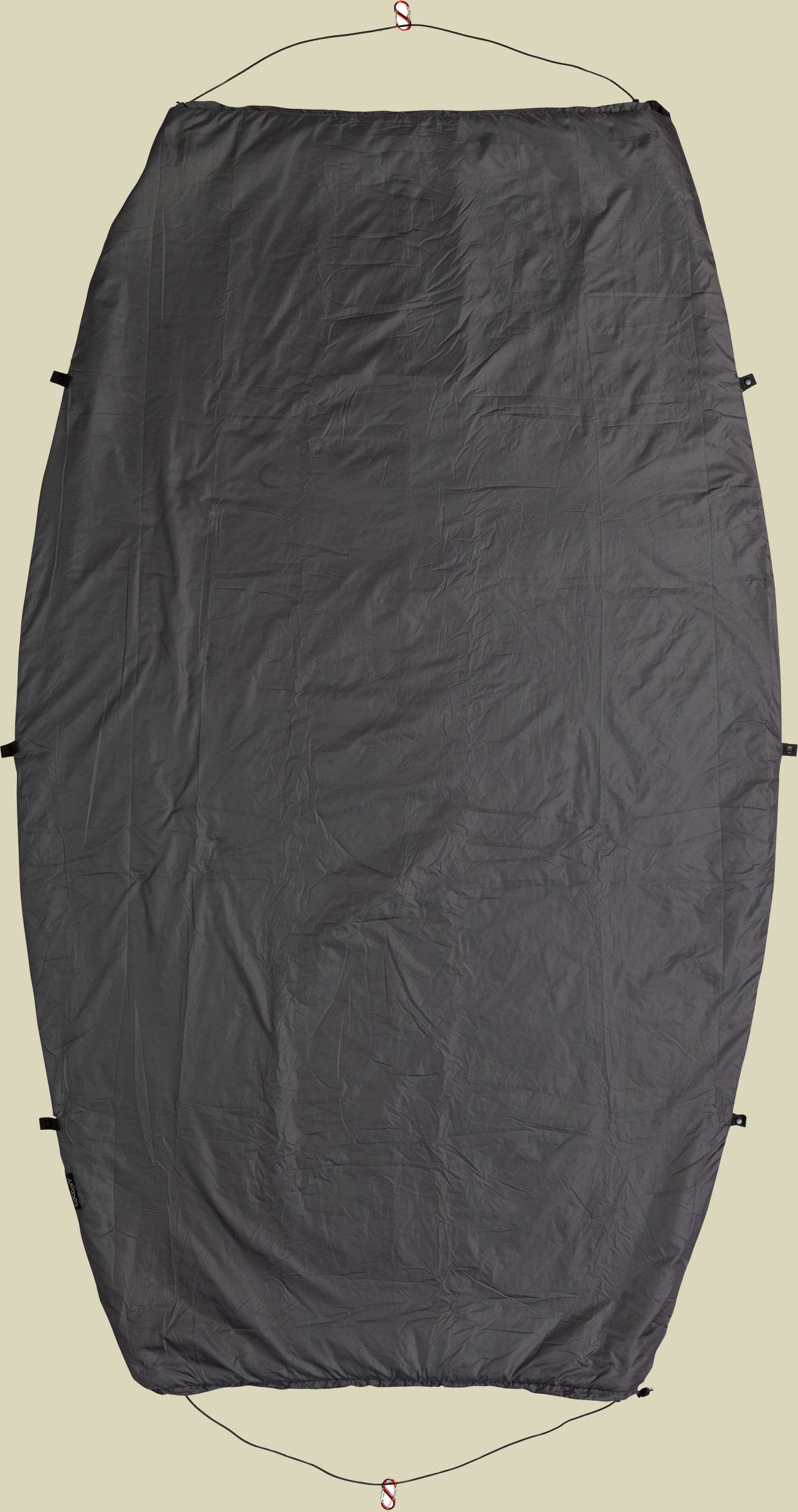 Hammock Underquilt Maße: 205 x 122/88 cm Farbe: shale/yellow sheen