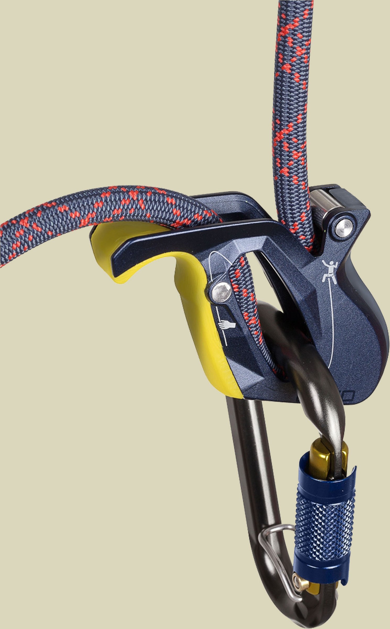 Ergo Belay System Seildurchmesser 8,6 - 11mm Farbe night