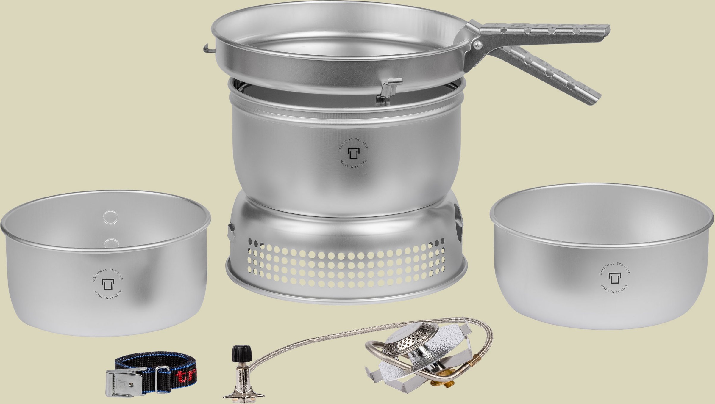 Trangia Sturmkocher groß 25-1 UL/GB 147251 mit UL Pfanne und Töpfen
