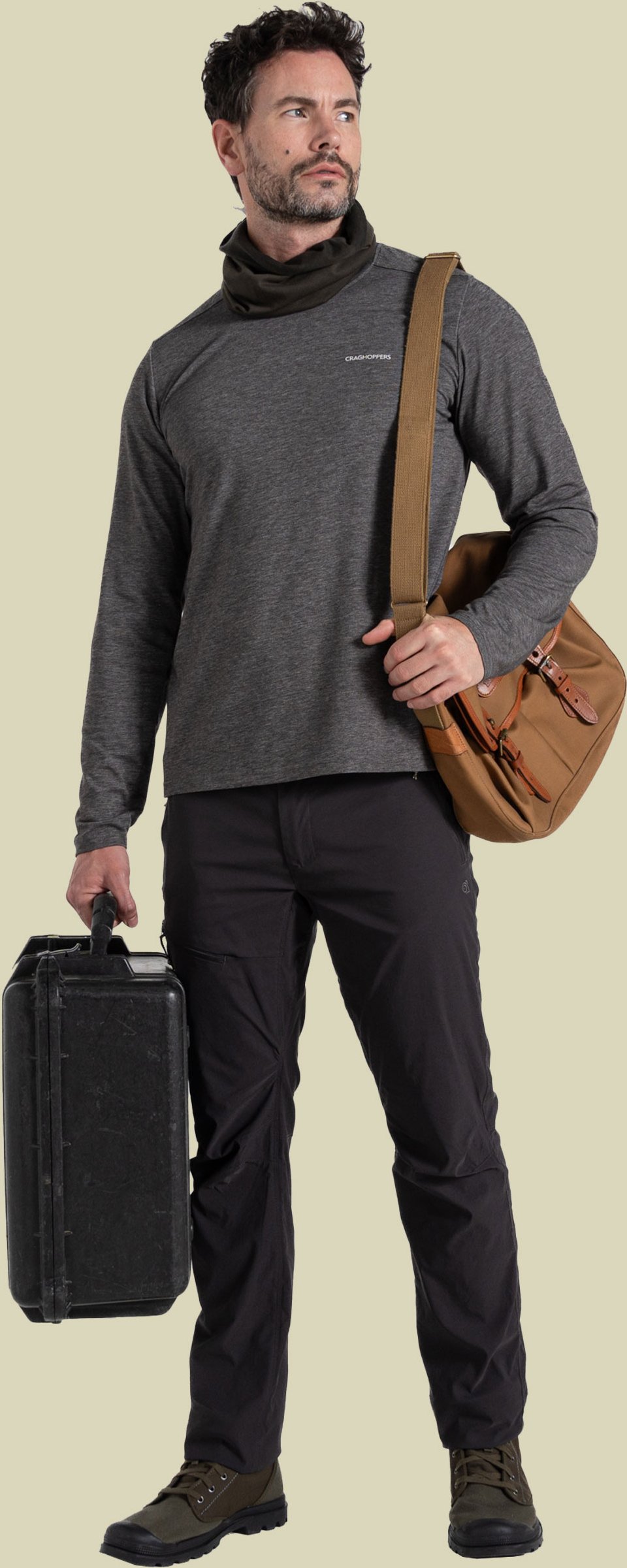 NosiLife Pro Trousers III Men 54 schwarz - black pepper (38'' )