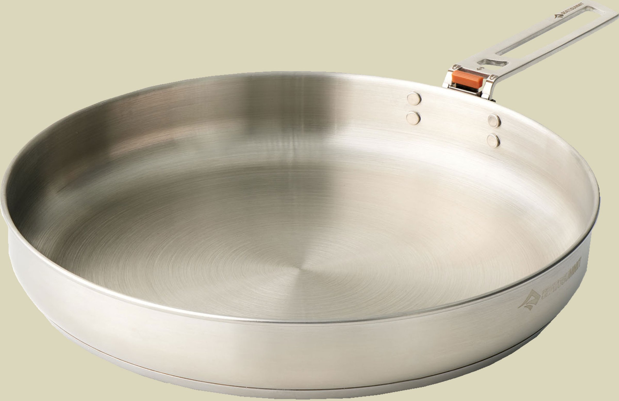 Detour Stainless Steel Pan 10 inch grau - stainless steel grey