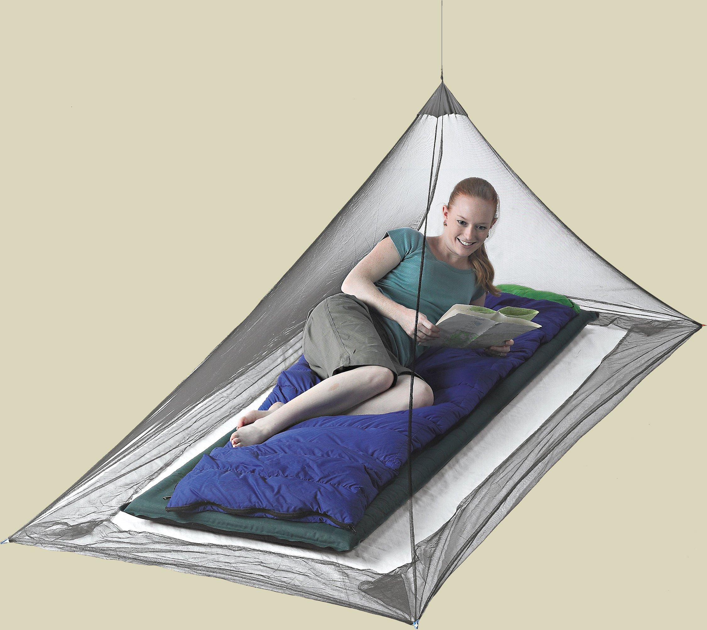 Nano Mosquito Pyramid Net Single 1,2 x 2,2 x 1 m
