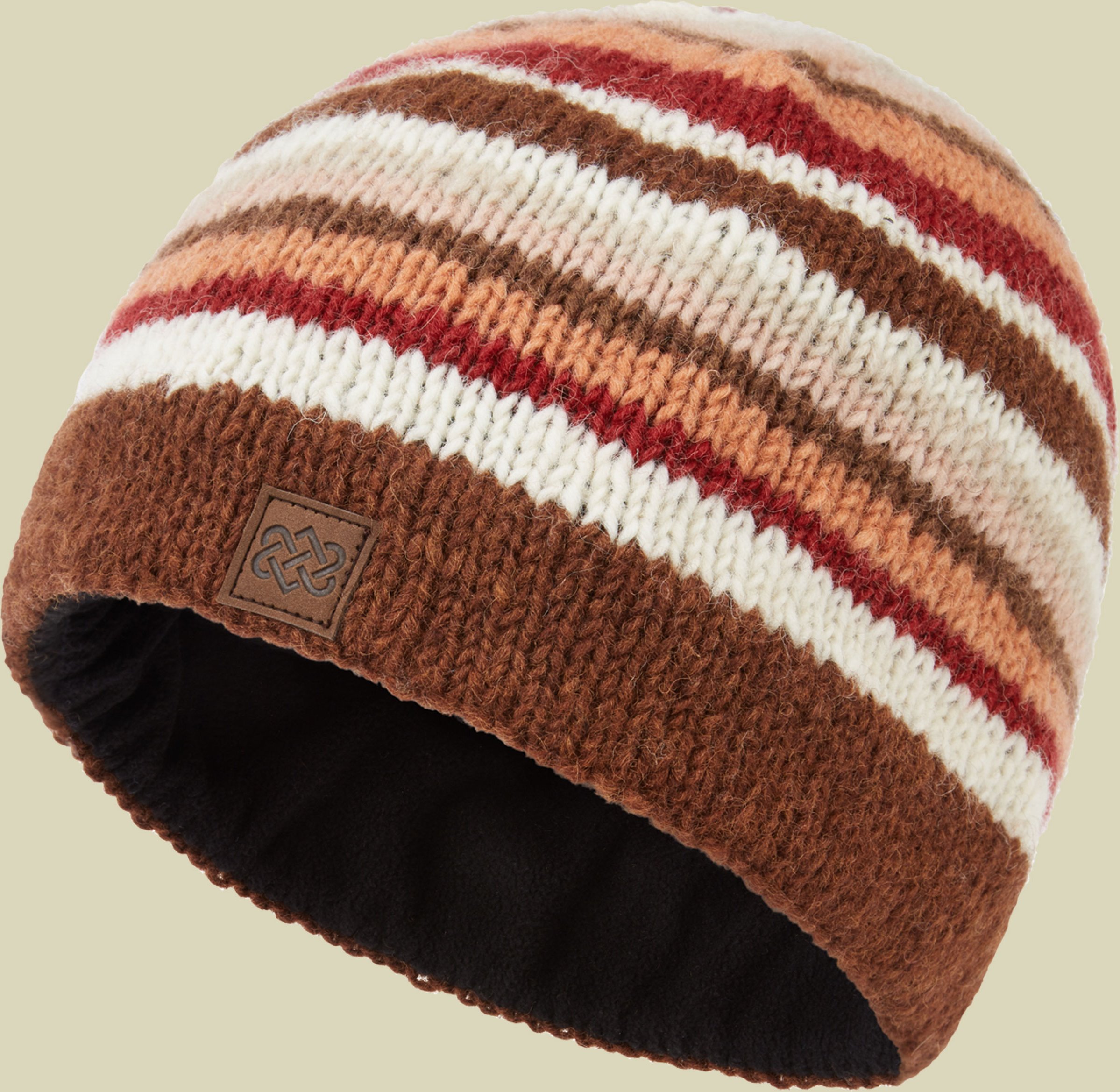 Pangdey Hat Unisex mehrfarbig gestreift braun one size - Farbe mocha