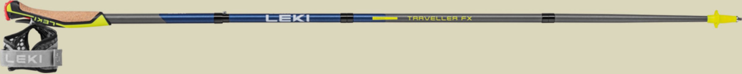 Traveller FX.One Carbon Länge 125 cm Farbe silvergray-midnightblue dark metallic-neonyellow