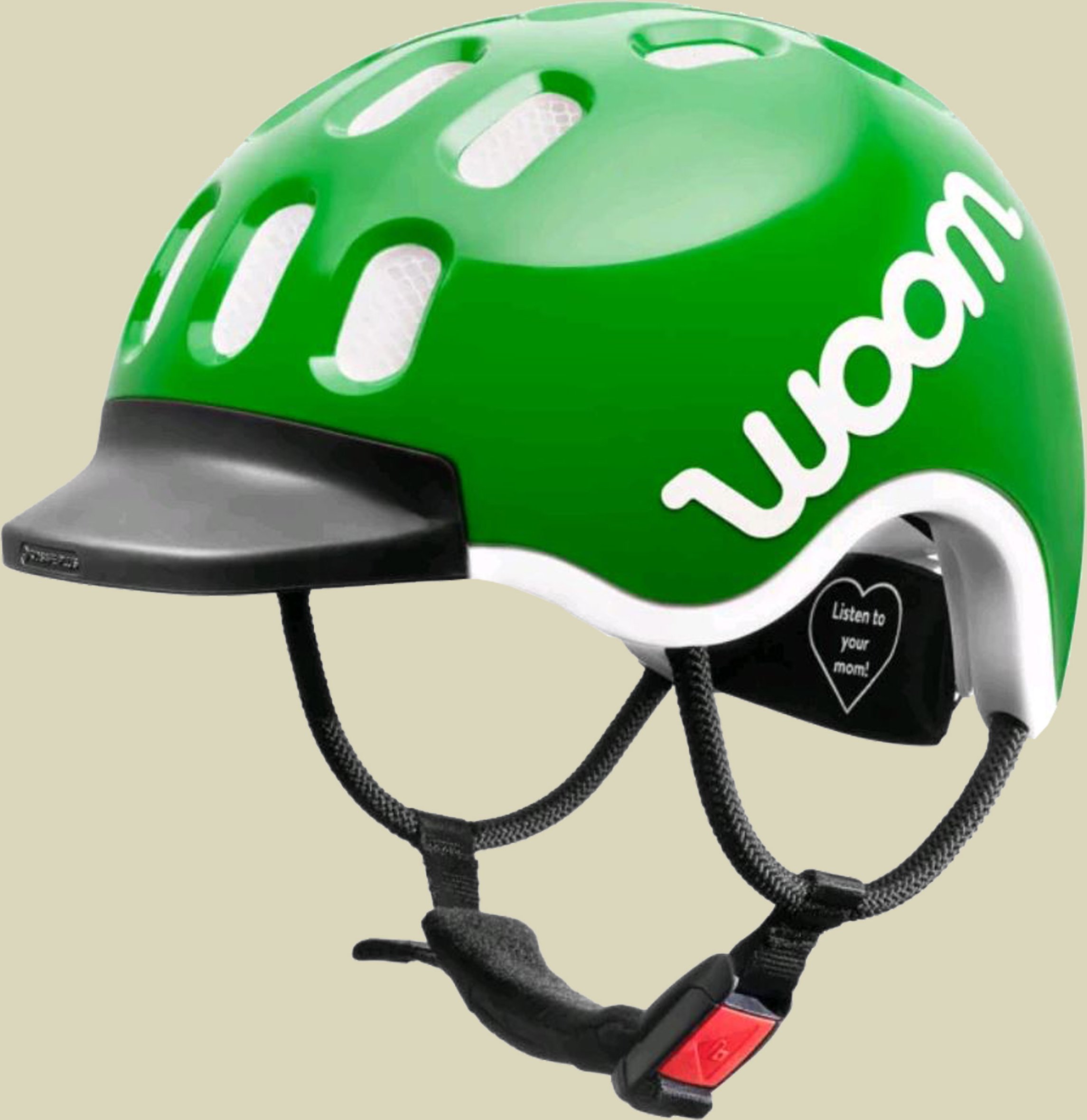 Kids Helm Größe XS 46-50 cm Farbe woom green