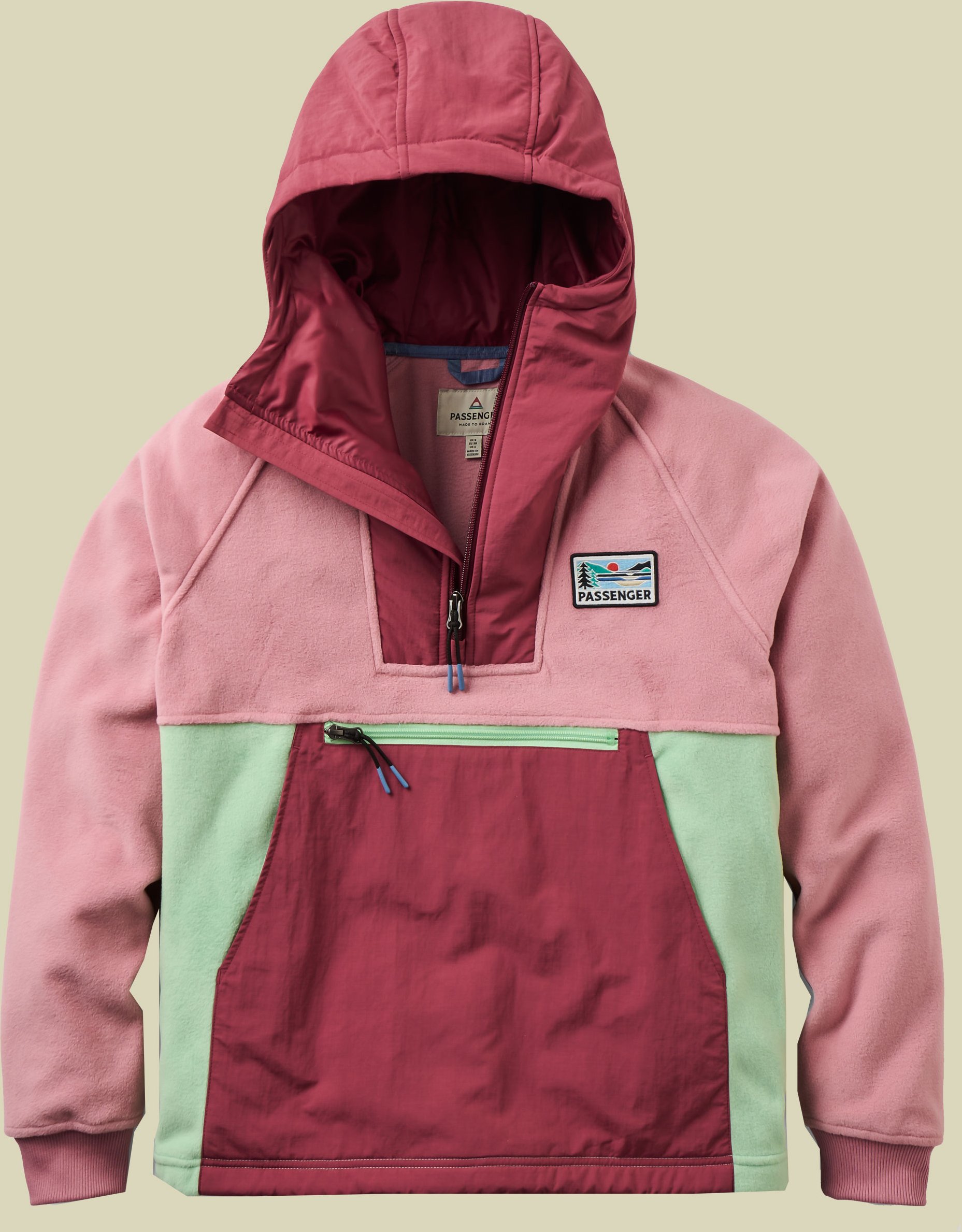 Alexander Recycled Hooded Polar Fleece Women M pink - pink haze