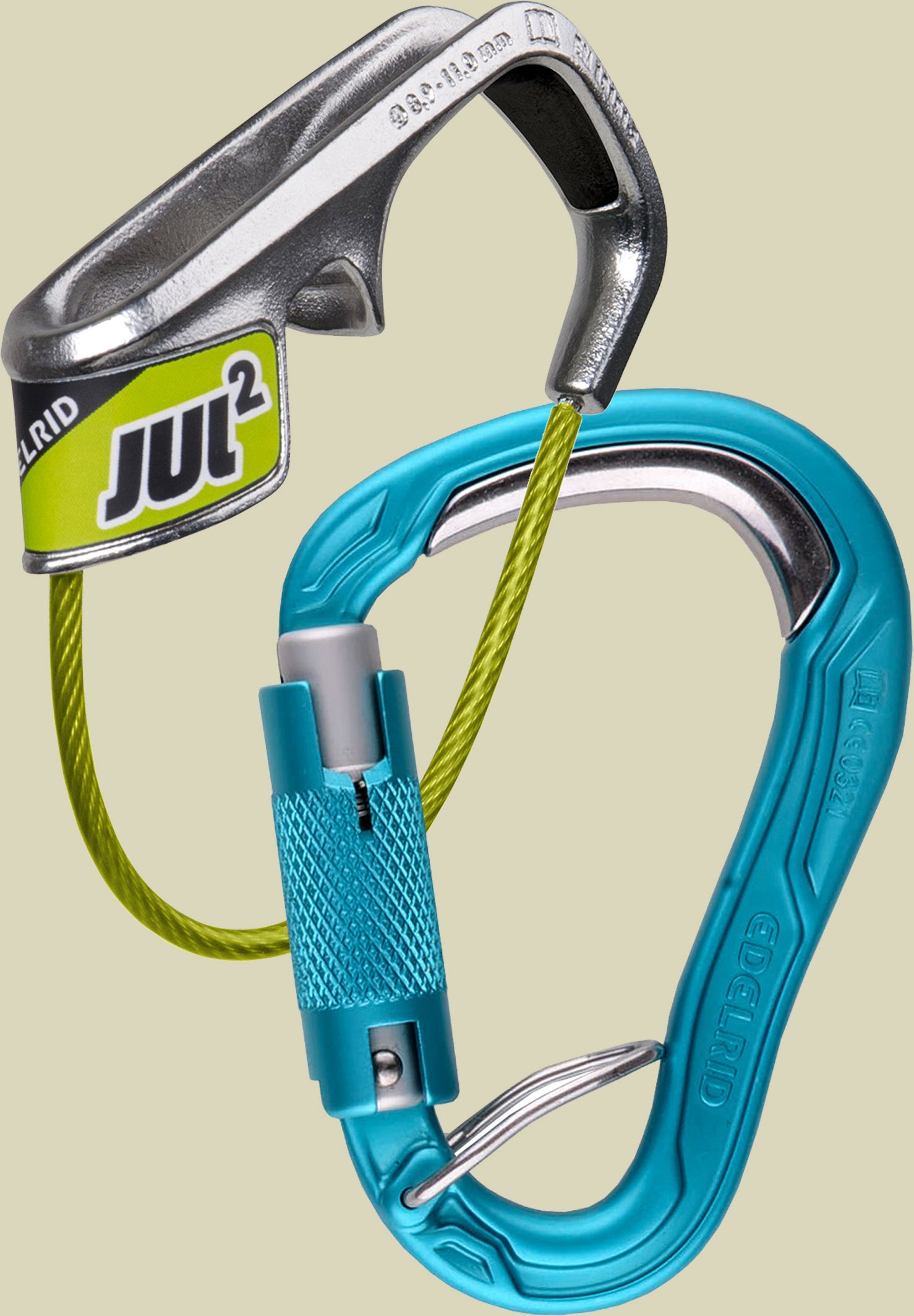 Jul 2 Belay Kit Bulletproof Triple Einfachseile Durchmesser 8,9 - 11,0 mm Farbe icemint