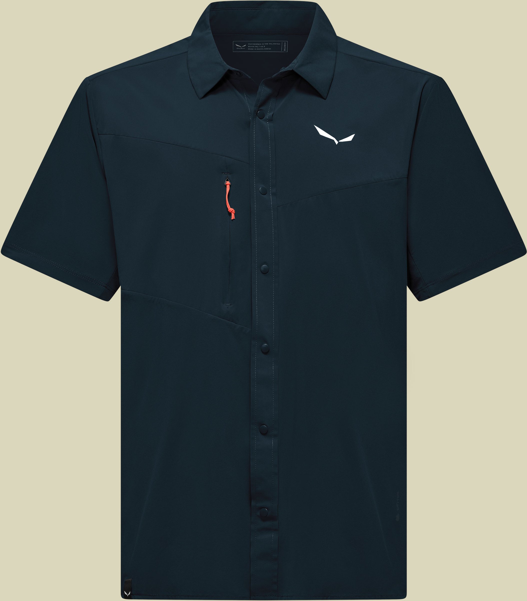 Salewa Puez S/S Shirt Men 48 (M) blau