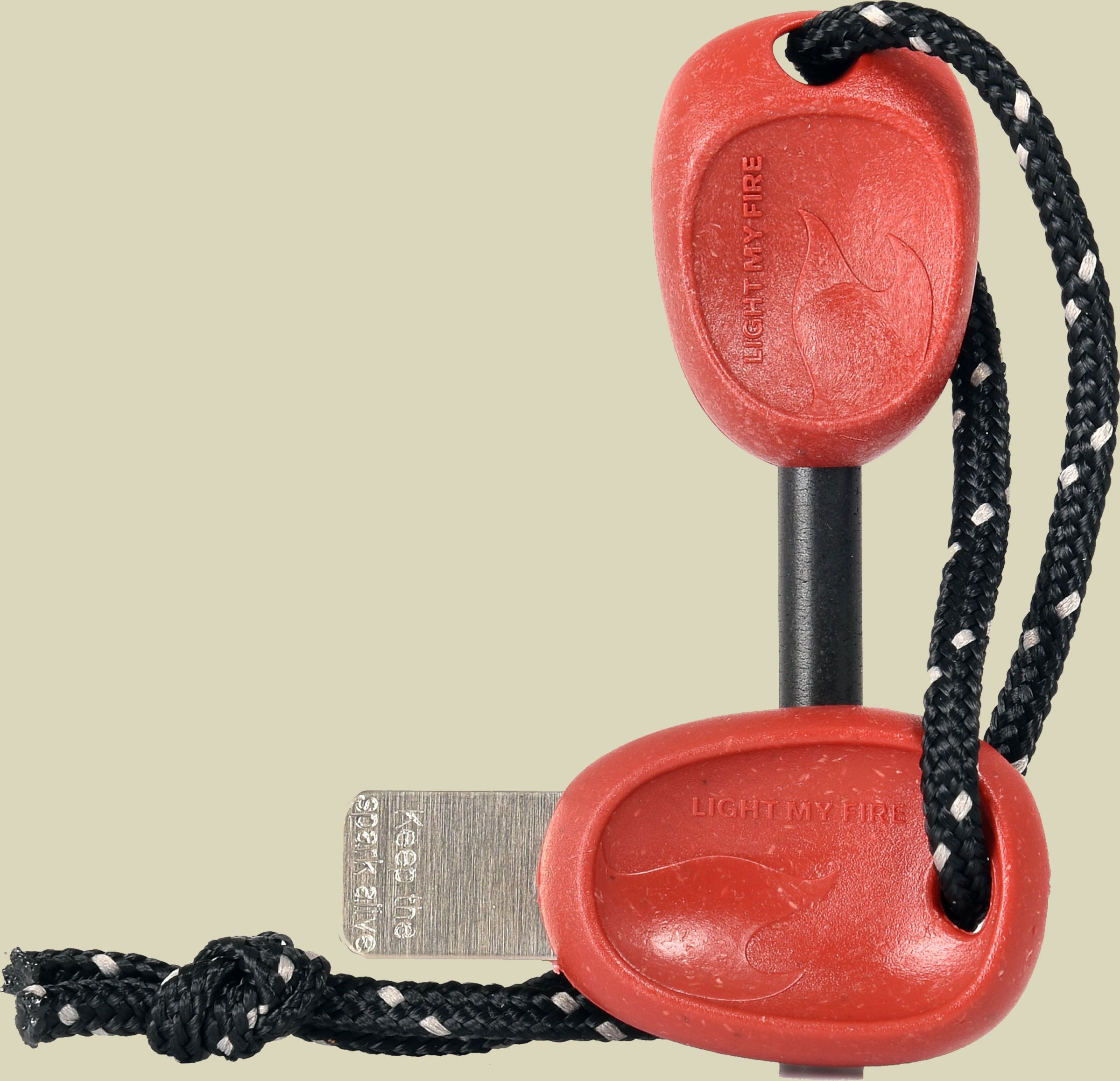 Swedish FireSteel Bio scout rot - rockyred