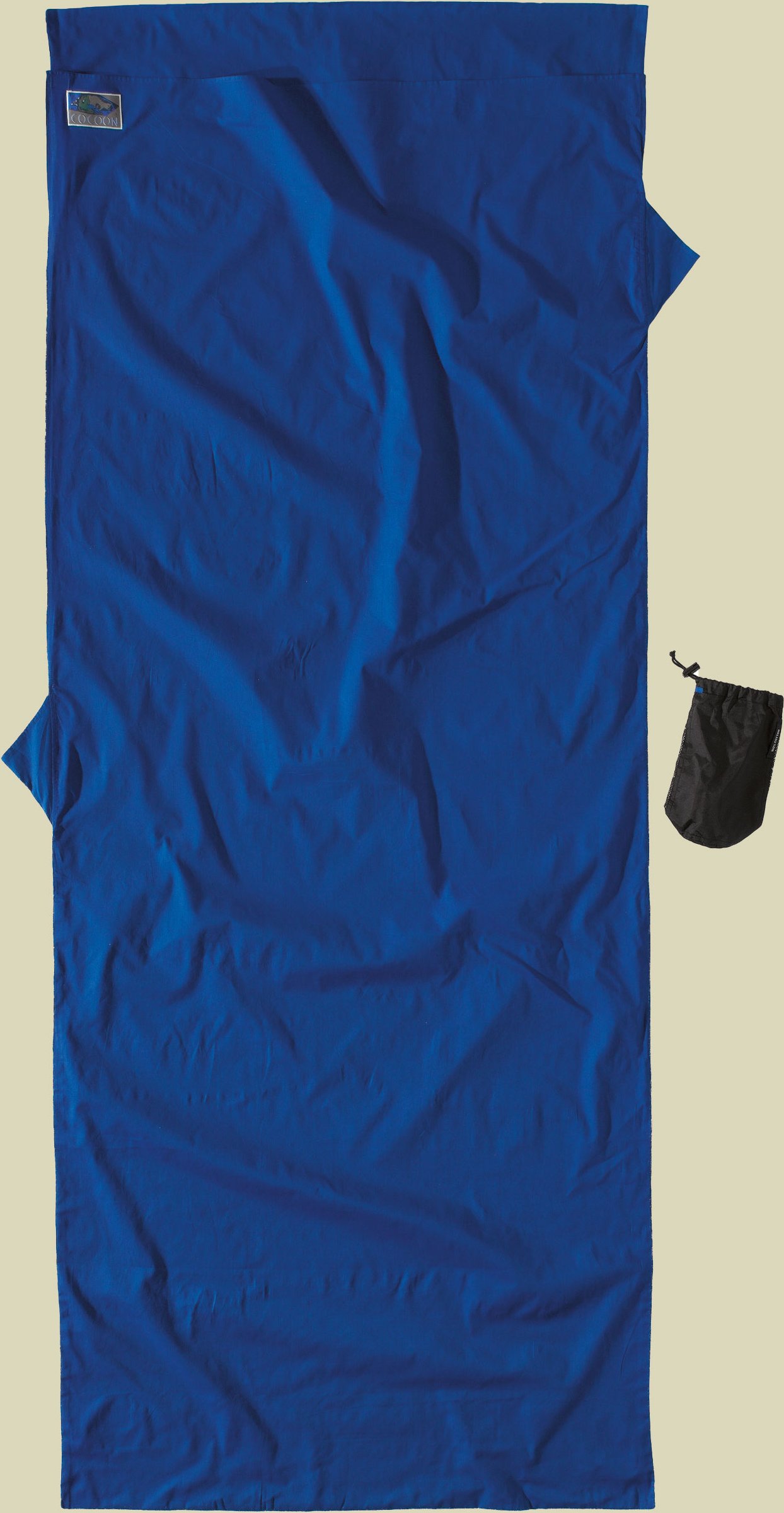 TravelSheet Cotton Größe 220 x 90 cm Farbe ultramarine blue