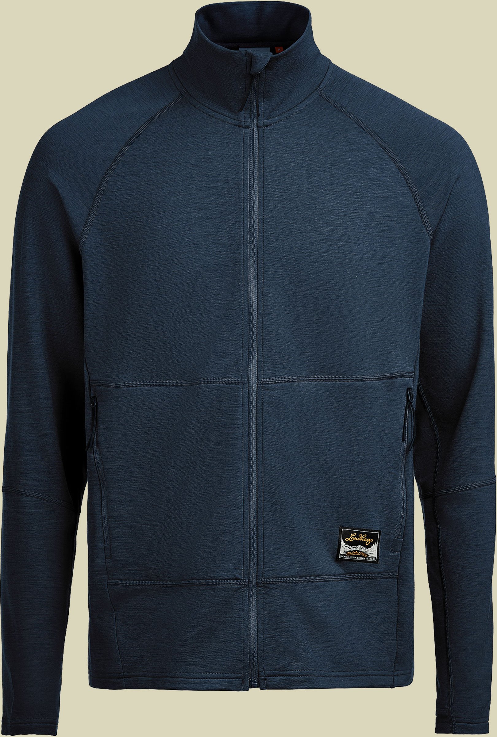 Tived Merino Full Zip Men L blau - Farbe deep blue