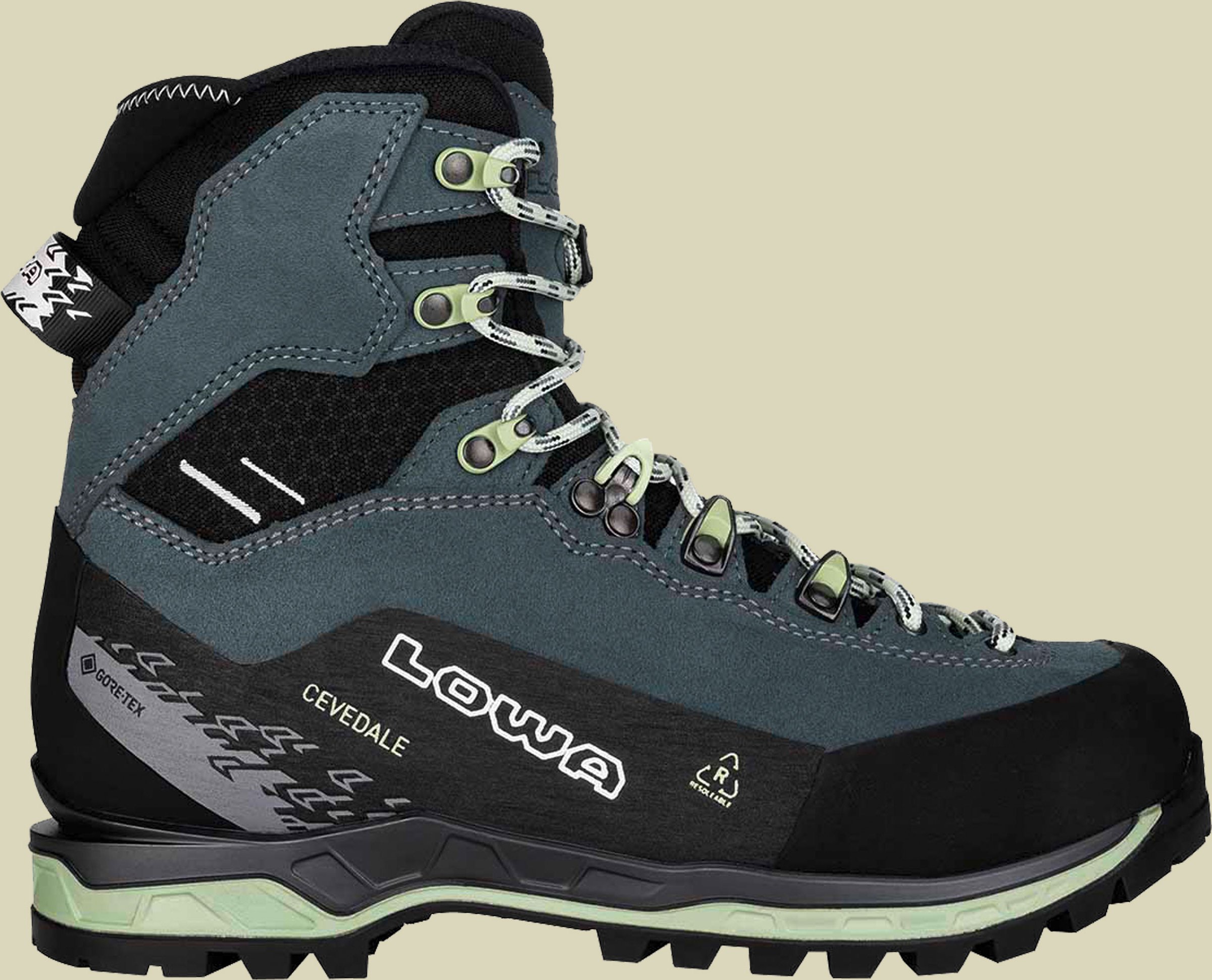 Cevedale Pro GTX Mid Women UK 7 blau - dunkelpetrol