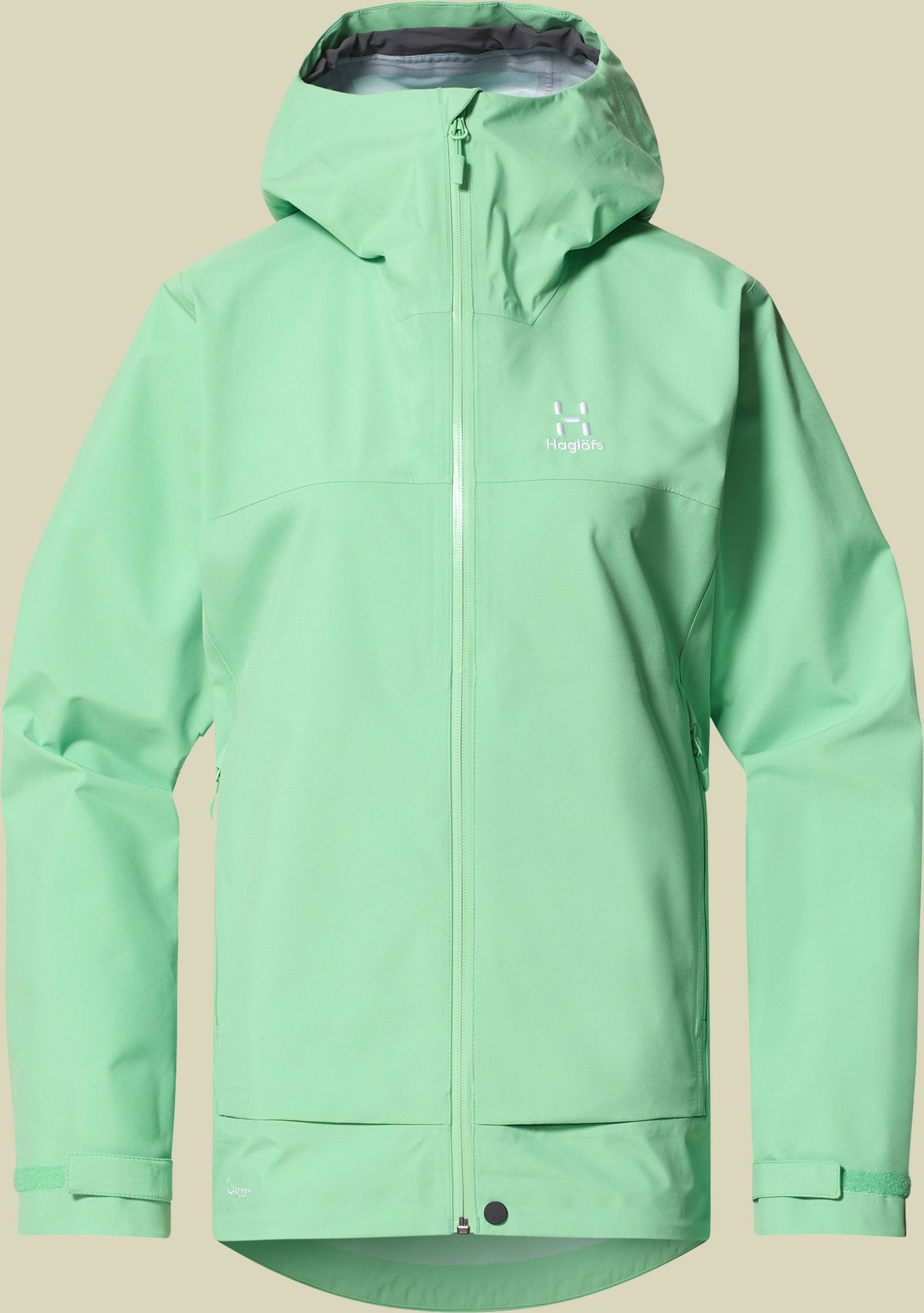 Front Proof Jacket Women grün S - mint stone