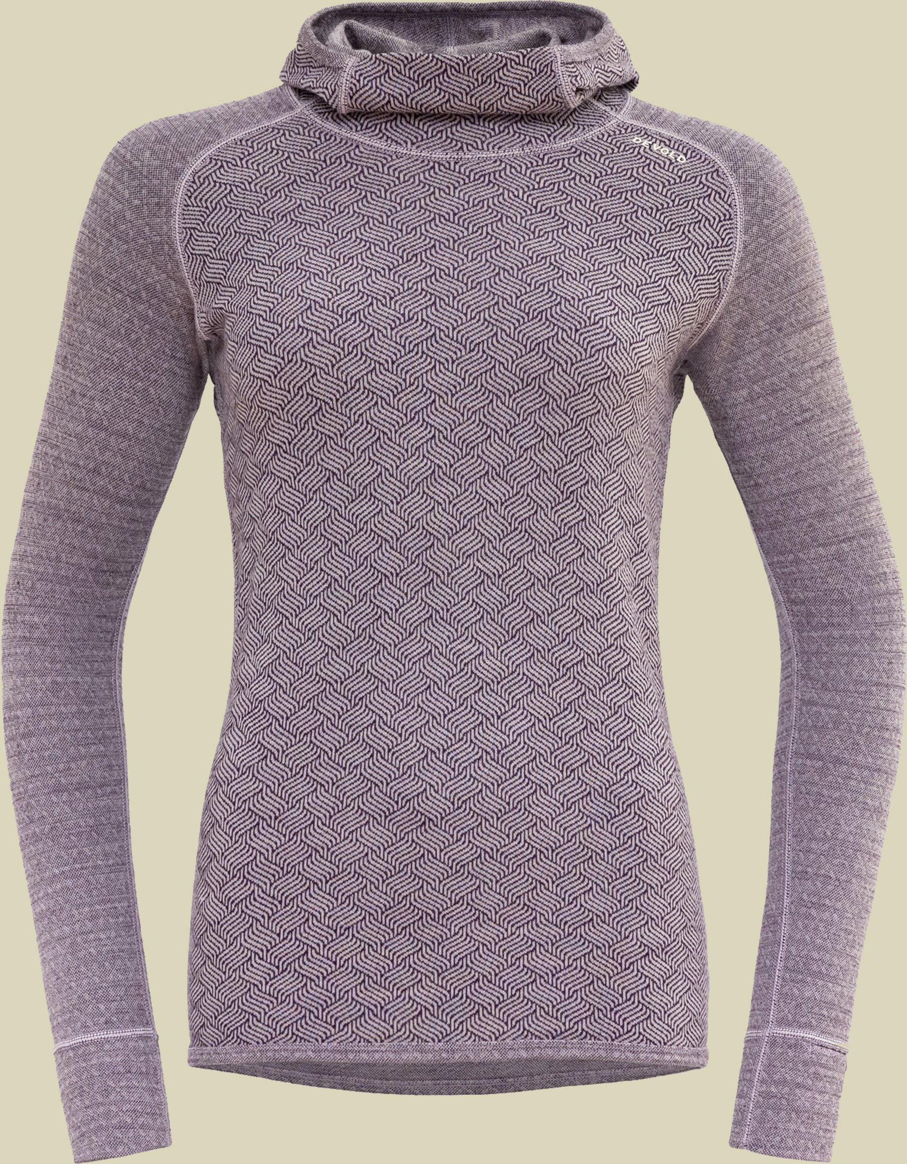 Kvitegga Merino 230 Hoodie Woman M - Farbe orchid