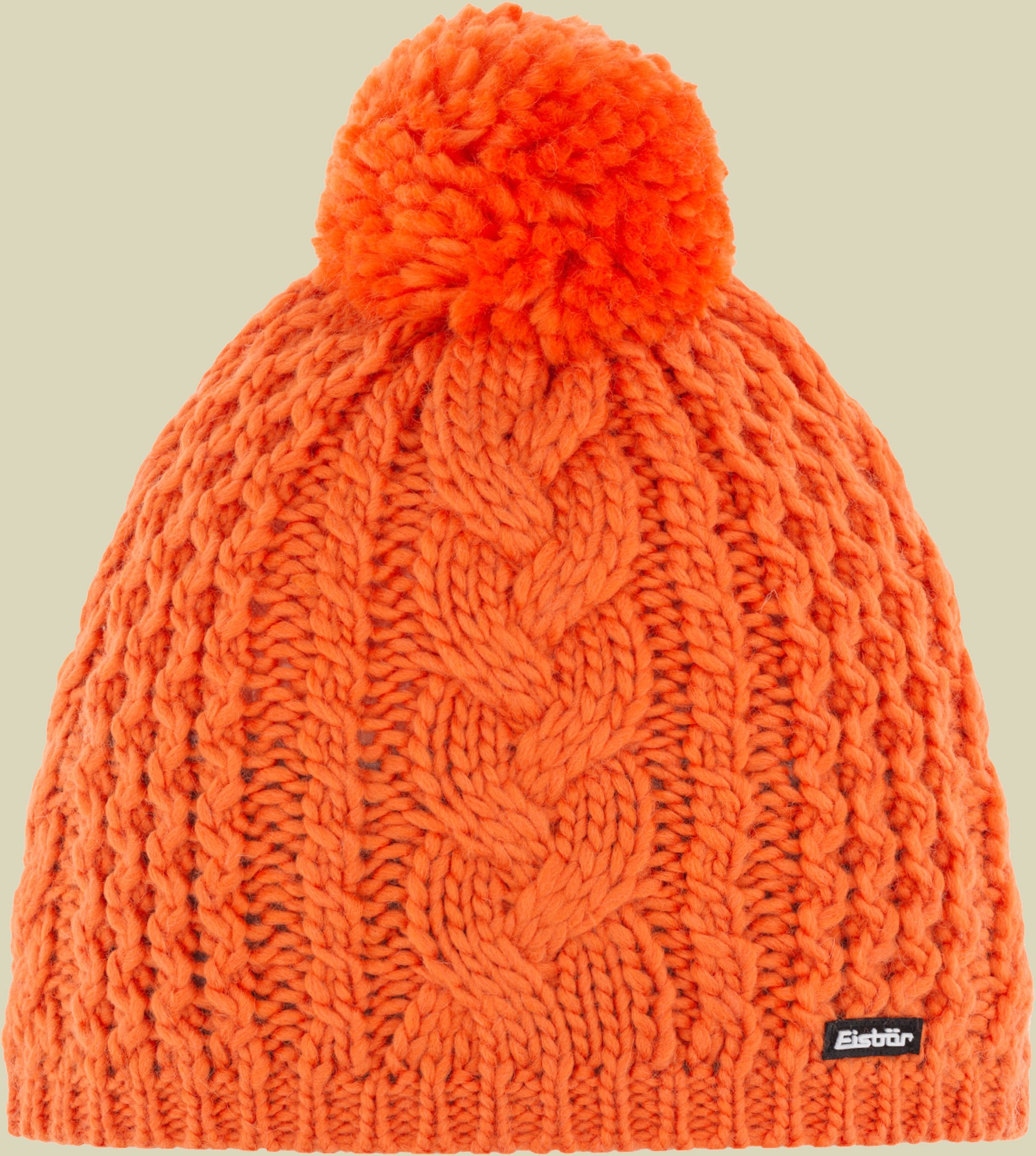 Afra Pompon MÜ orange one size - coral blaze
