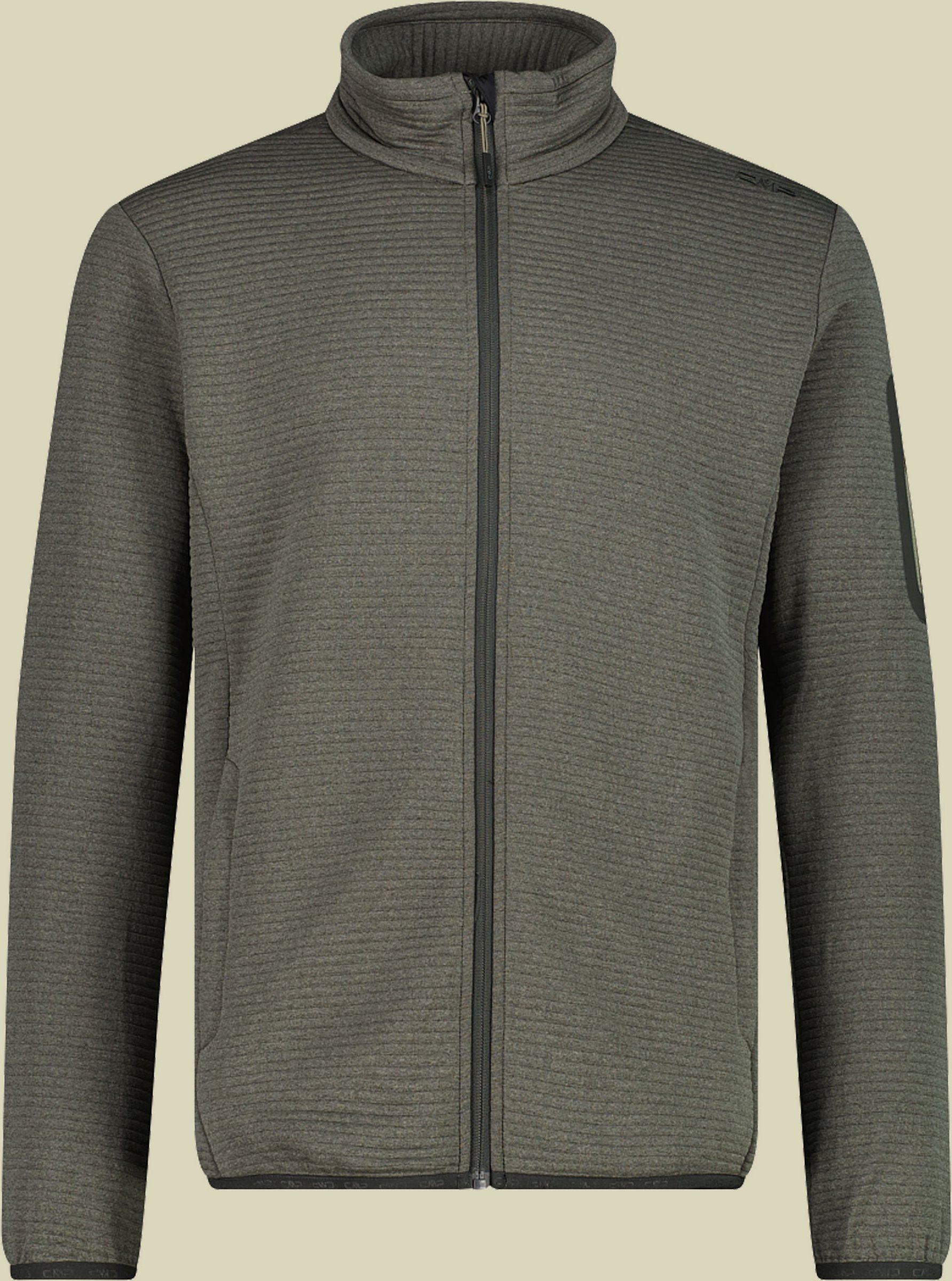 Man Jacket Striped Jaquard von CMP 33E6557 grün 50 - Farbe pine melange