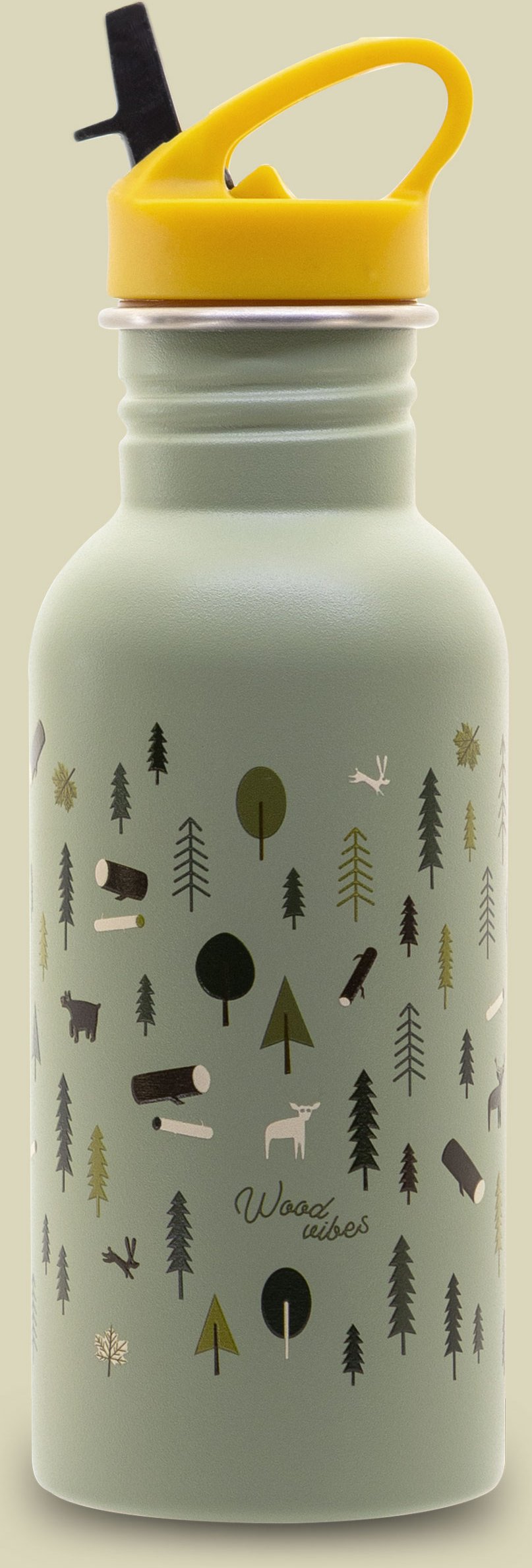 Kinder Trinkflasche Volumen 500 Farbe wood vibes