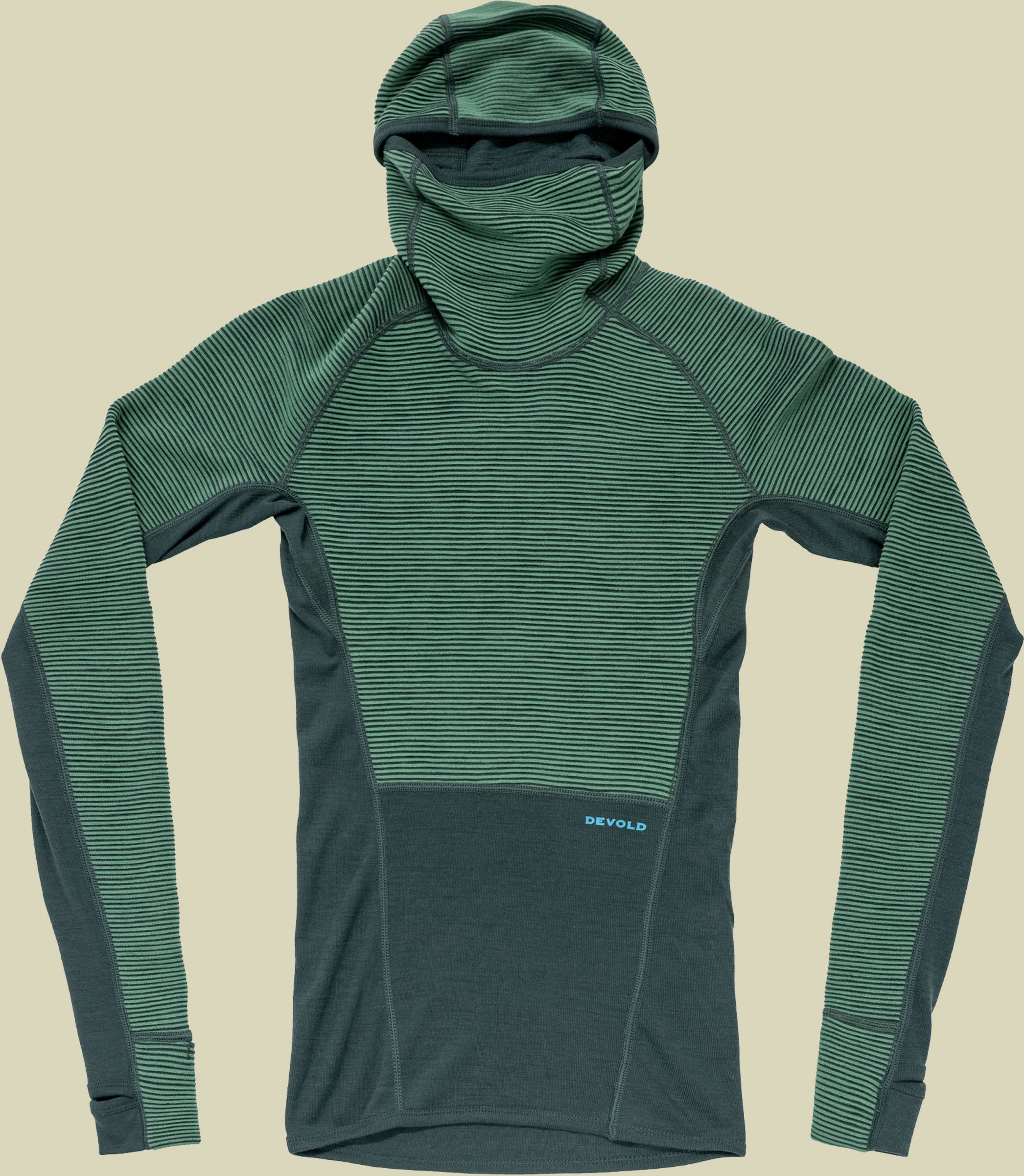 Thumbnail - Tuvegga Merino Hoodie Woman L grün - woods