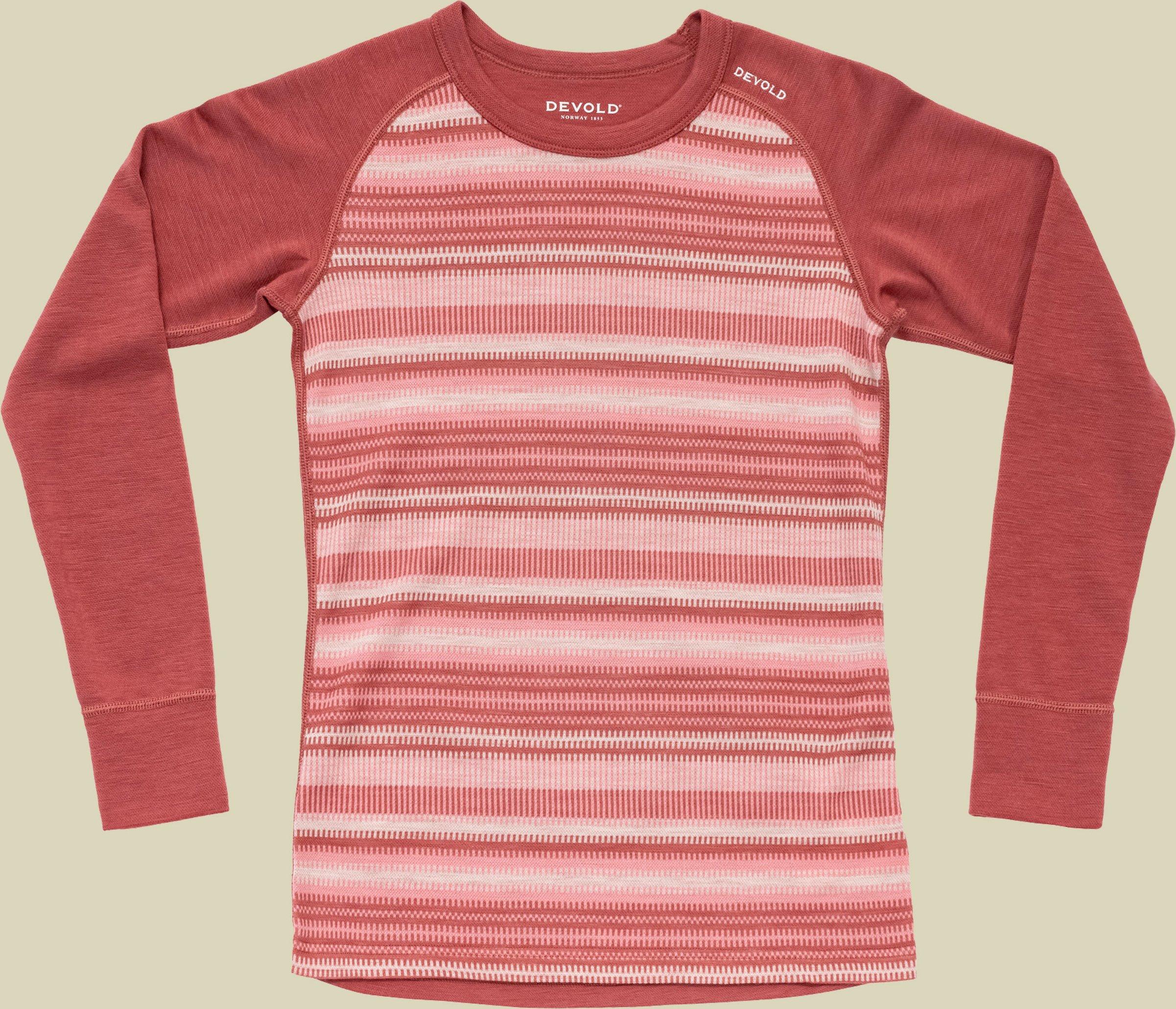 Signature Merino 230 Shirt Woman L rot - marsala