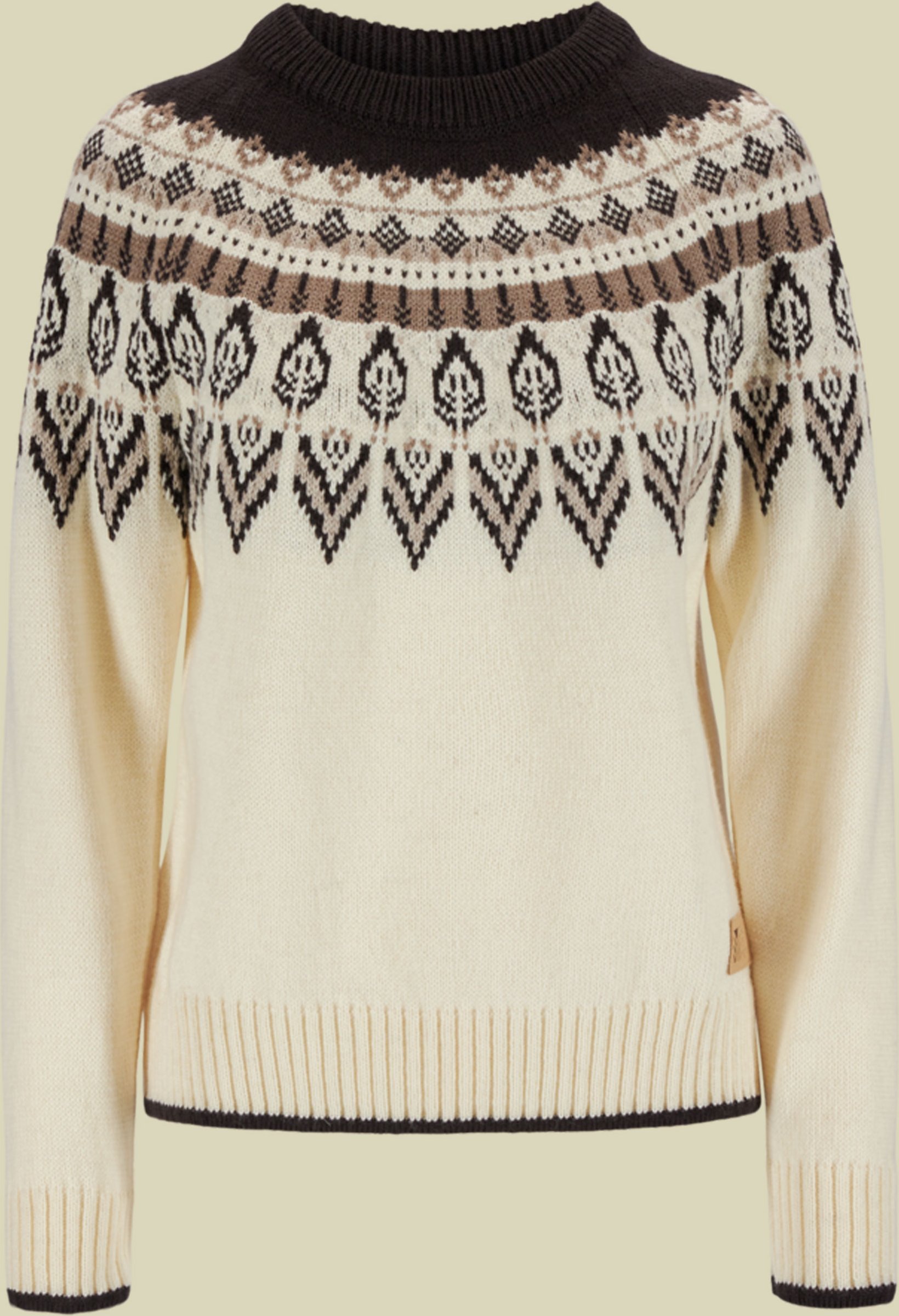 Sula Sweater Women XL natur - Farbe offwhite-coffee-mountainstone