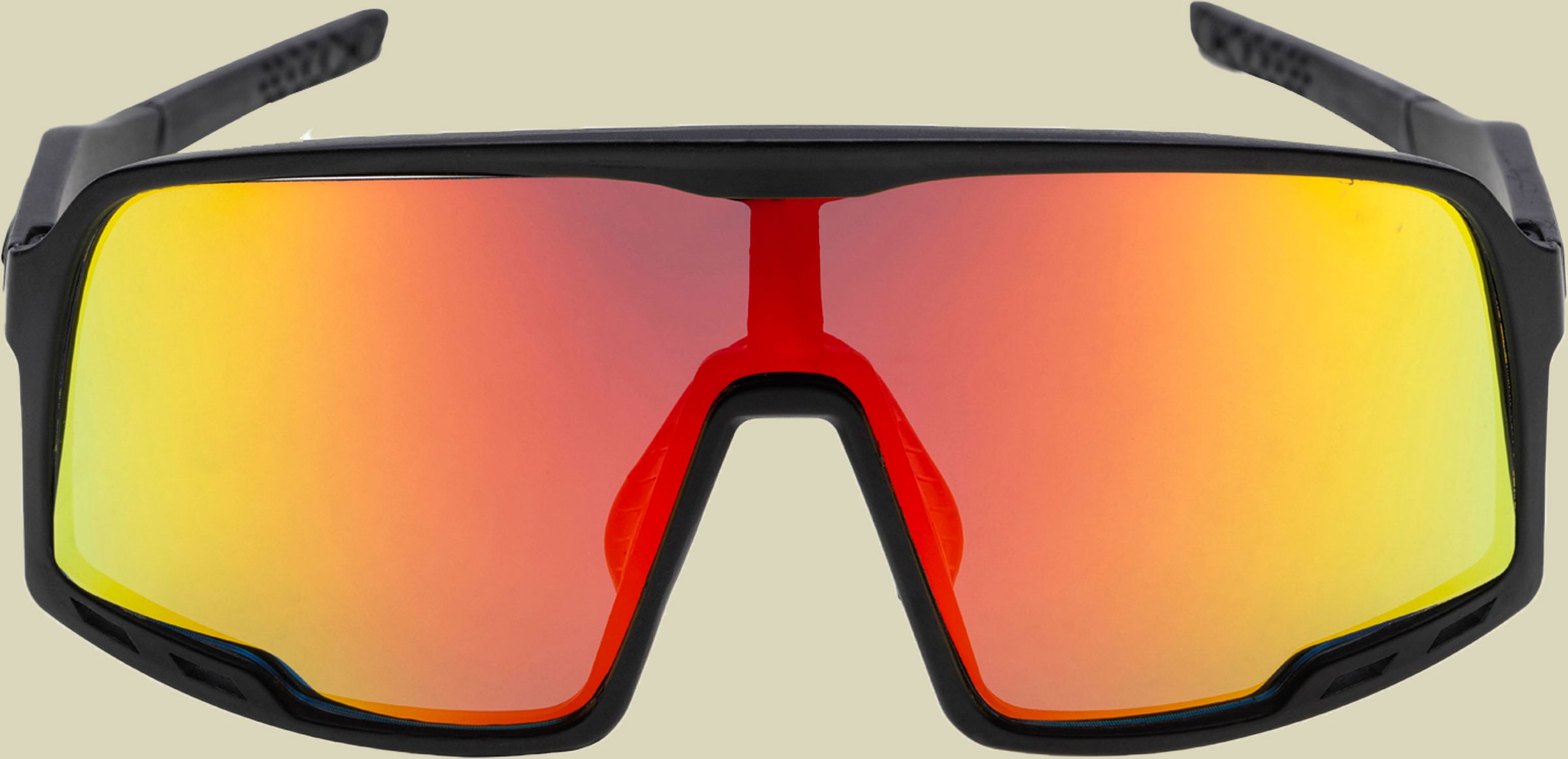 Henrik one size orange - matte black/red mirror