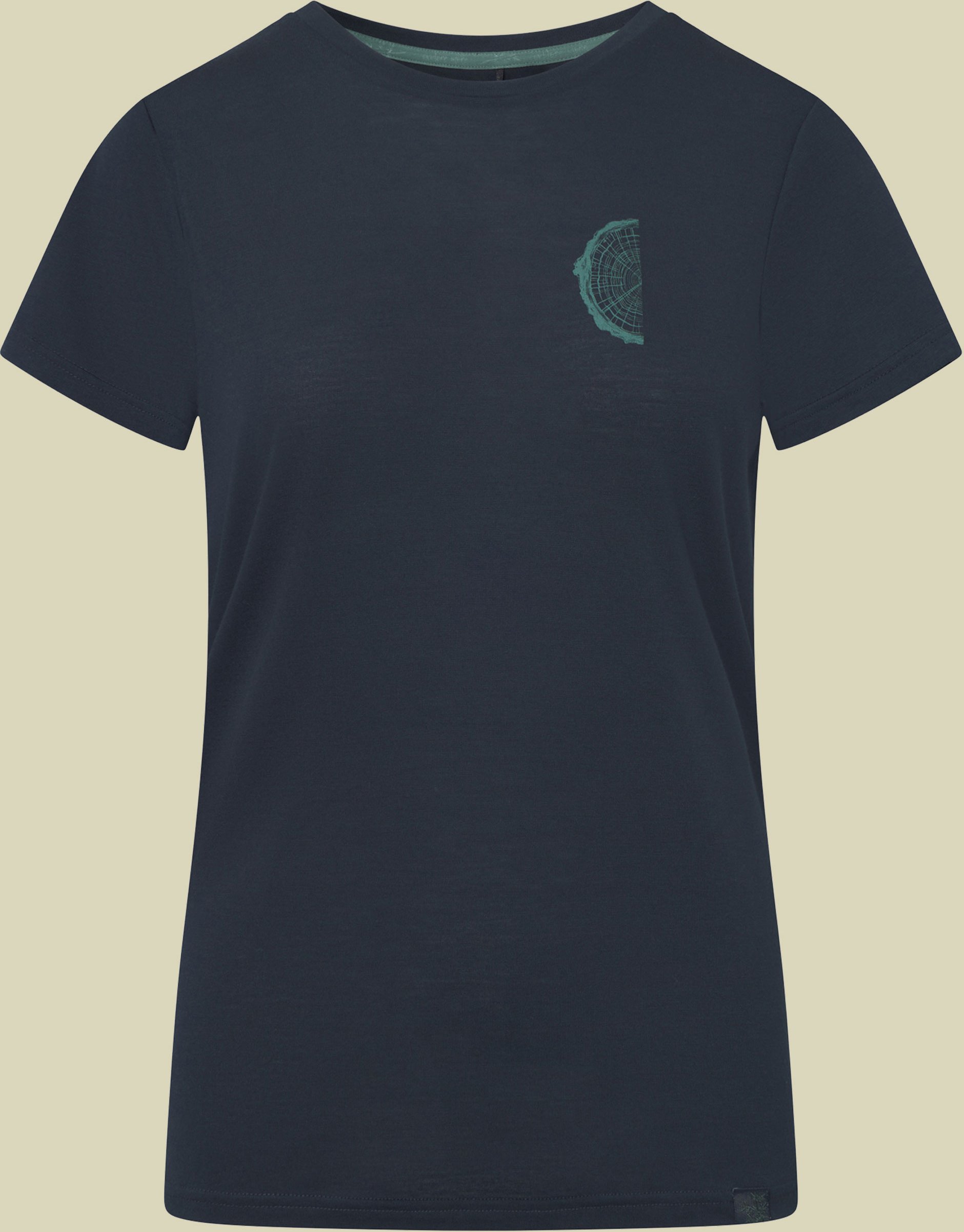 T-Shirt Viking Rune Bamboo Women XL blau - navy/turquise