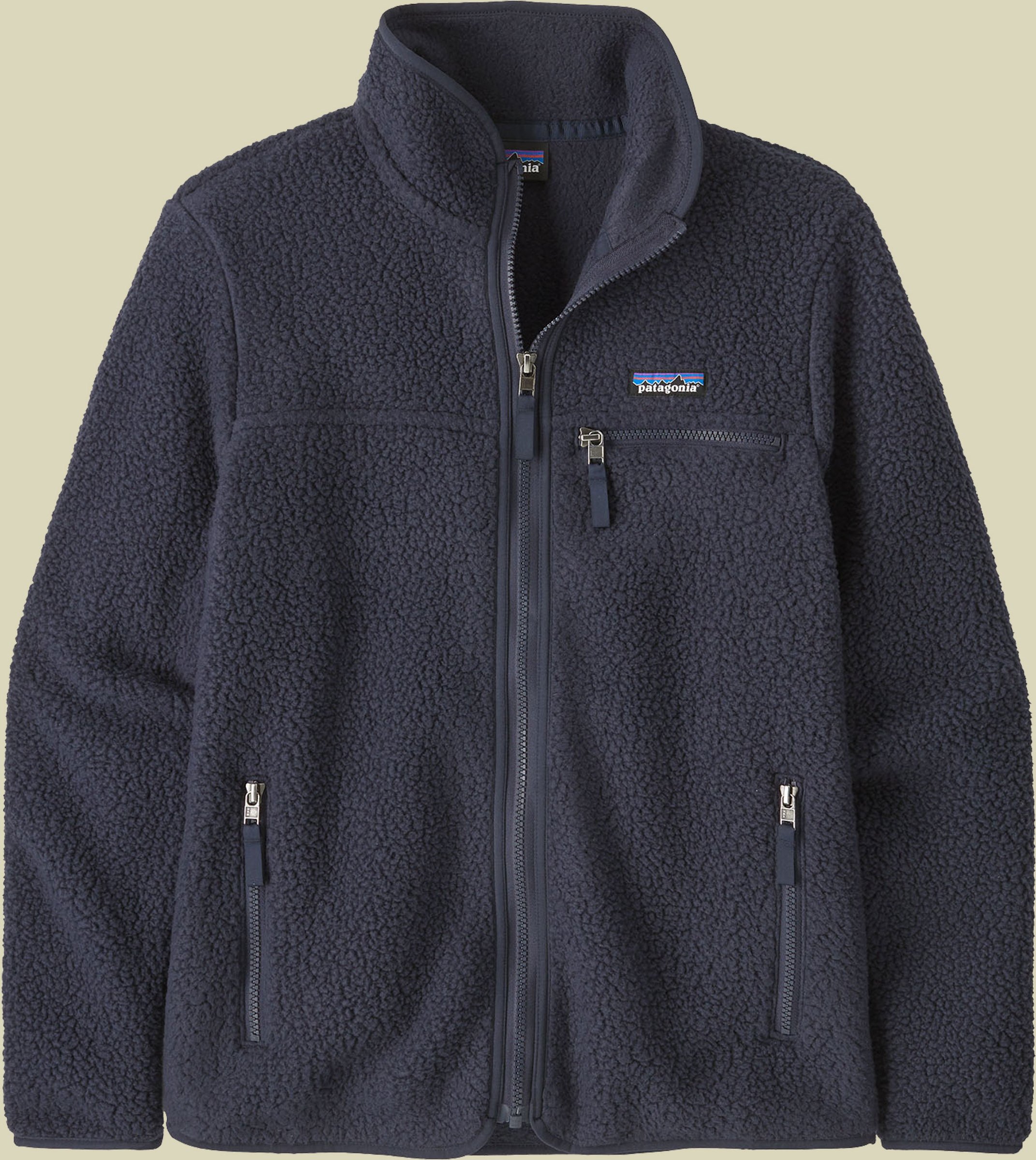 Retro Pile Jacket Women blau II S - sunken blue