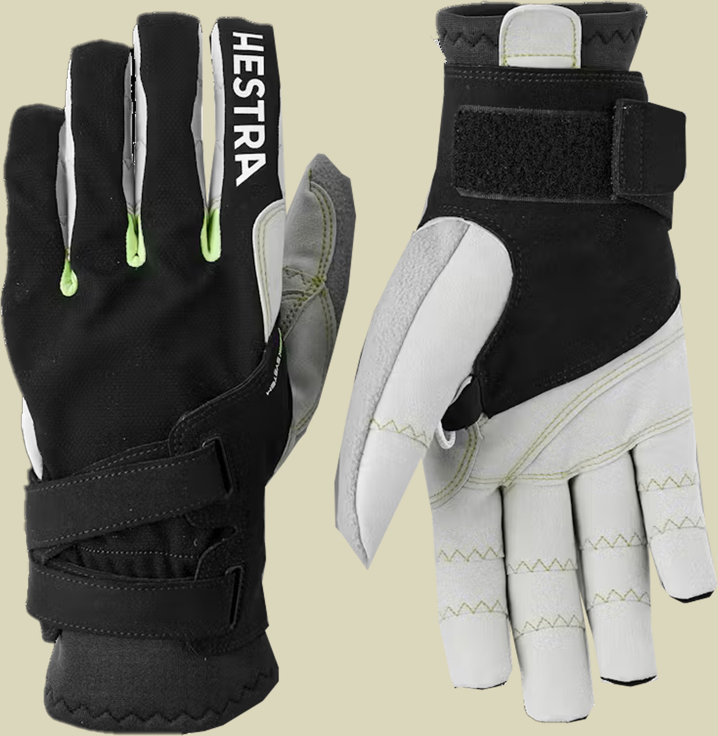 XC Ergo Grip Shark - 5 Finger 10 schwarz - black/light grey