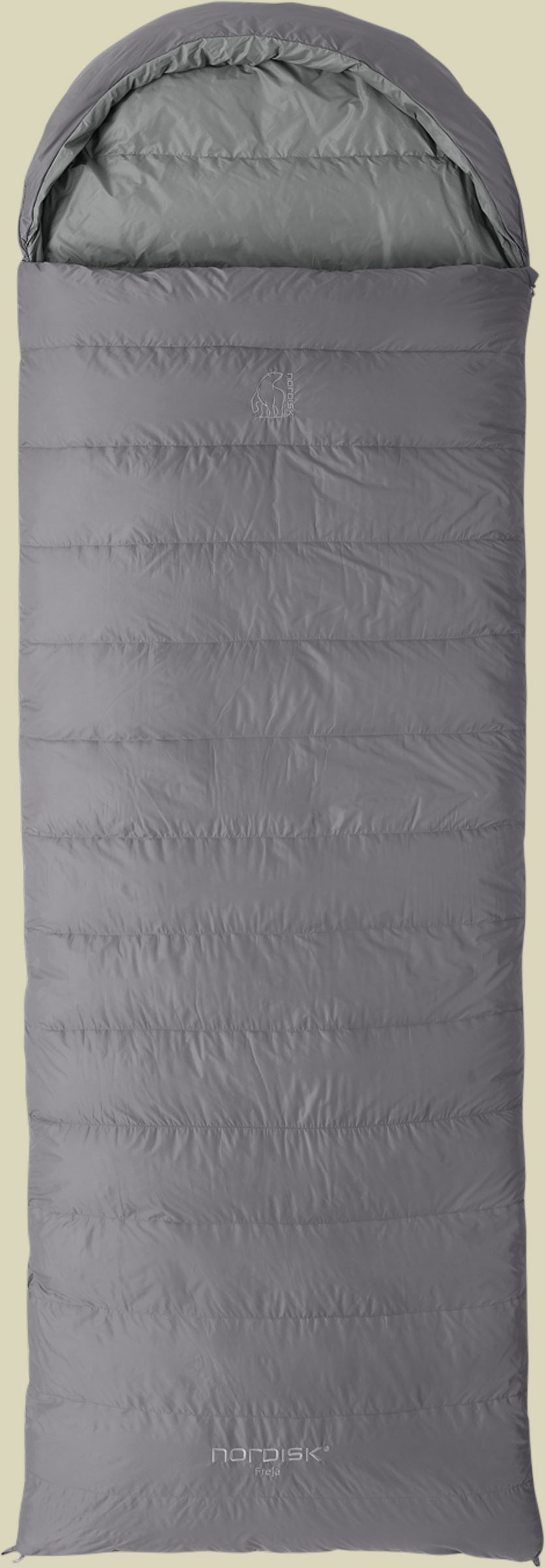 Thumbnail - Freja -5° Blanket Sleeping Bag Farbe silver filigree grey 205 cm (XL) links