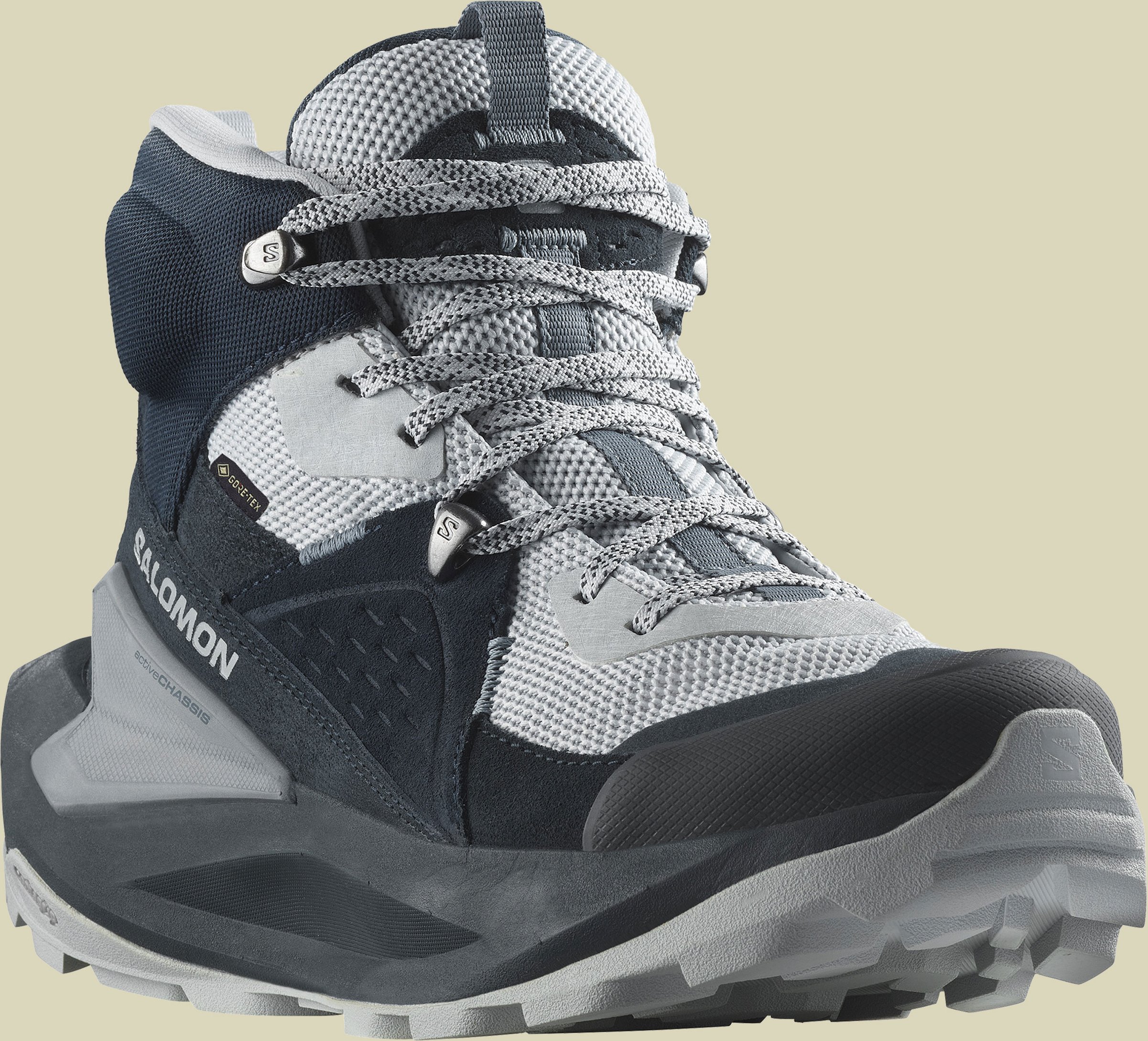 Thumbnail - Elixir Mid GTX Women grau UK 6 - carbon/pearl blue/flint stone