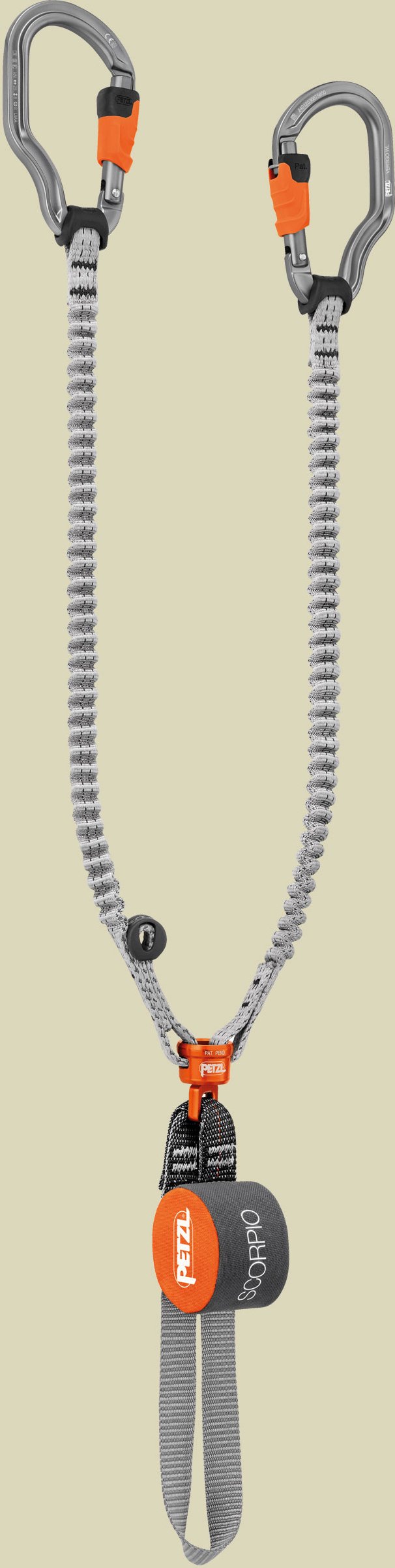Scorpio Vertigo SW mit Vertigo-Karabinern und Wirbel