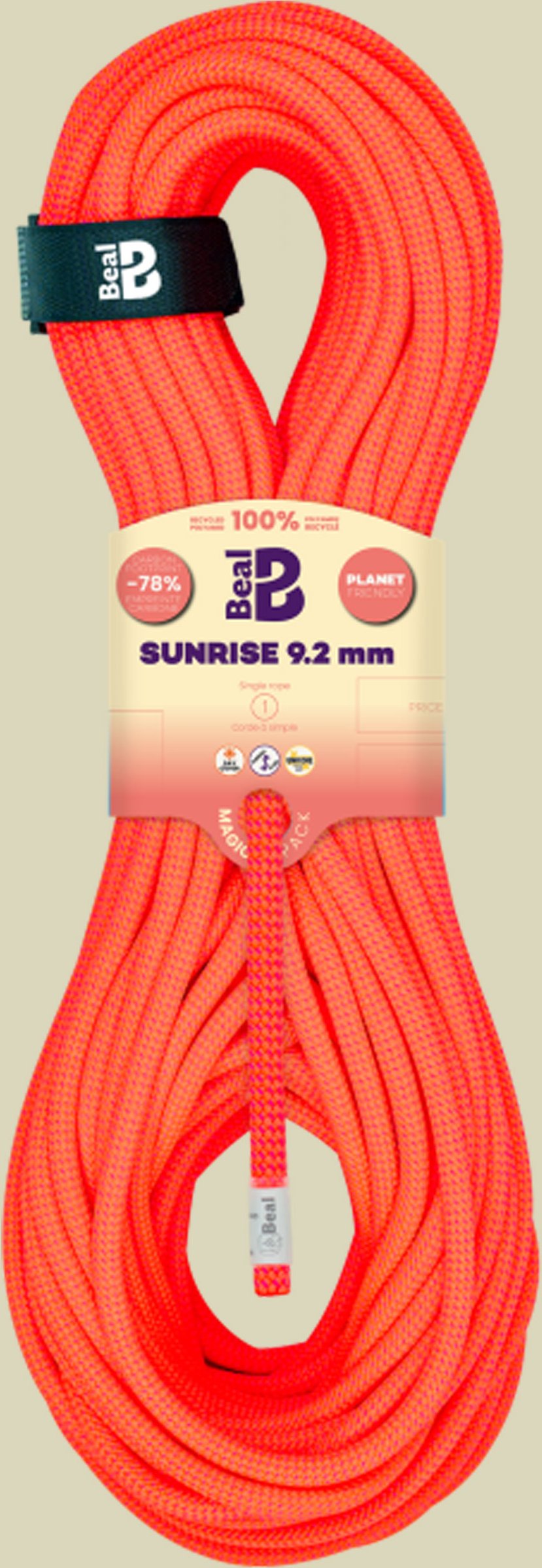 Sunrise 9.2mm x 60m orange