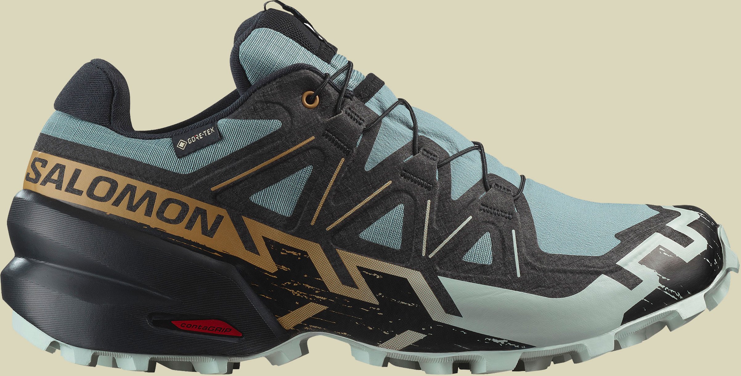 Thumbnail - Speedcross 6 GTX Men mehrfarbig UK 12 - Farbe trooper/black/wood thrush