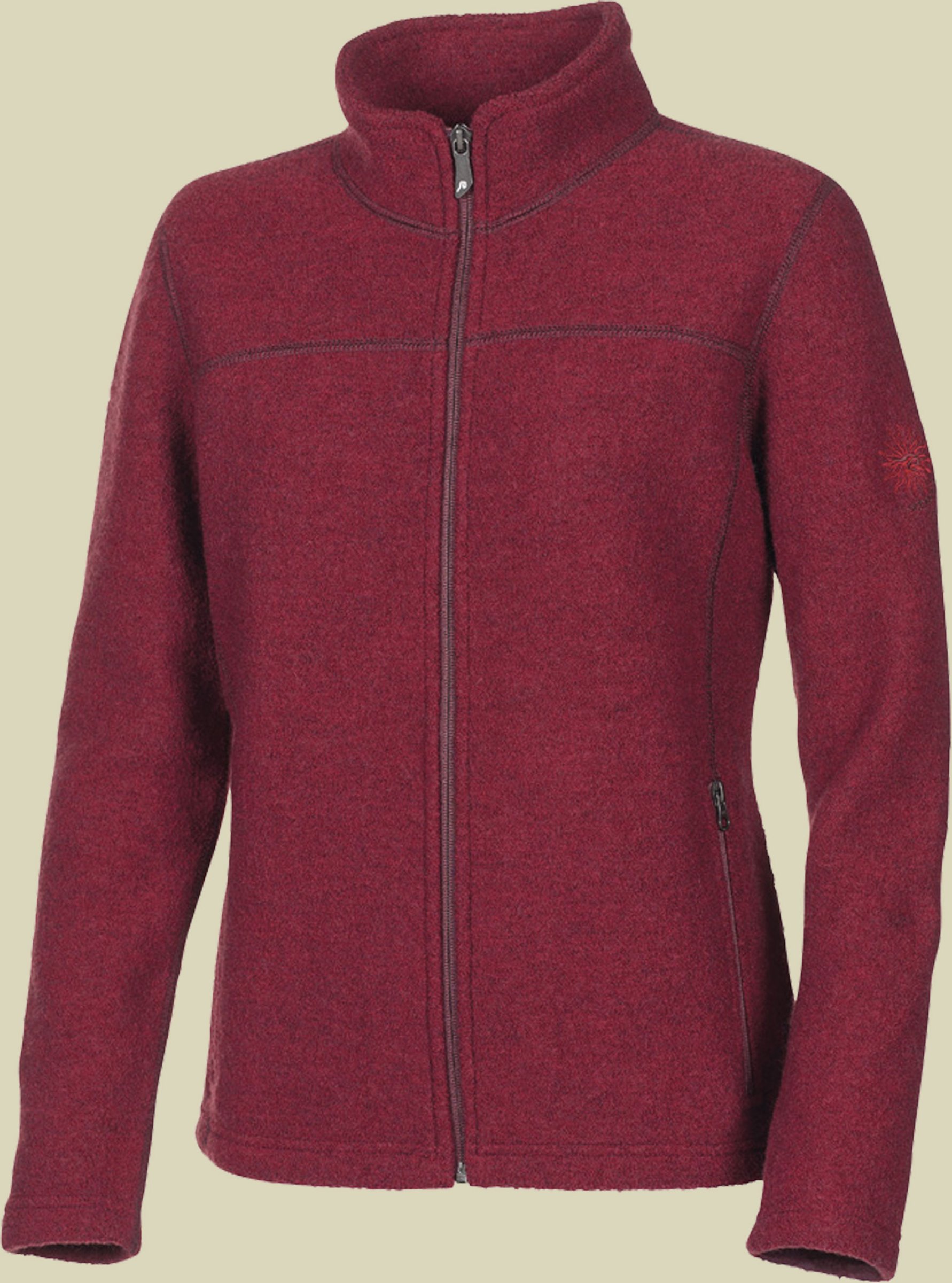 Beata Full Zip Women deep red 38