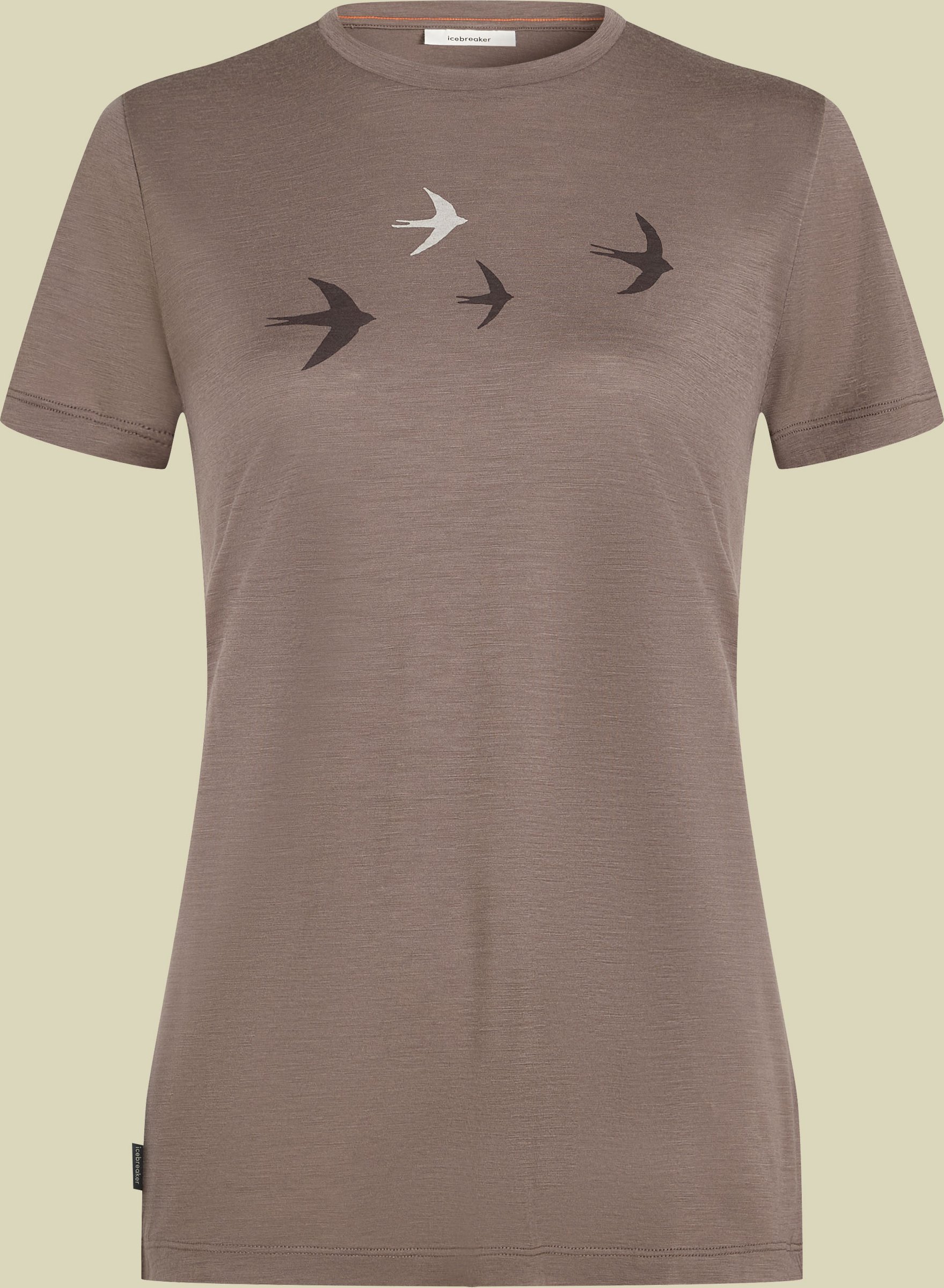 Merino 150 Tech Lite SS Tee Bird Transit Women XL braun - porcini