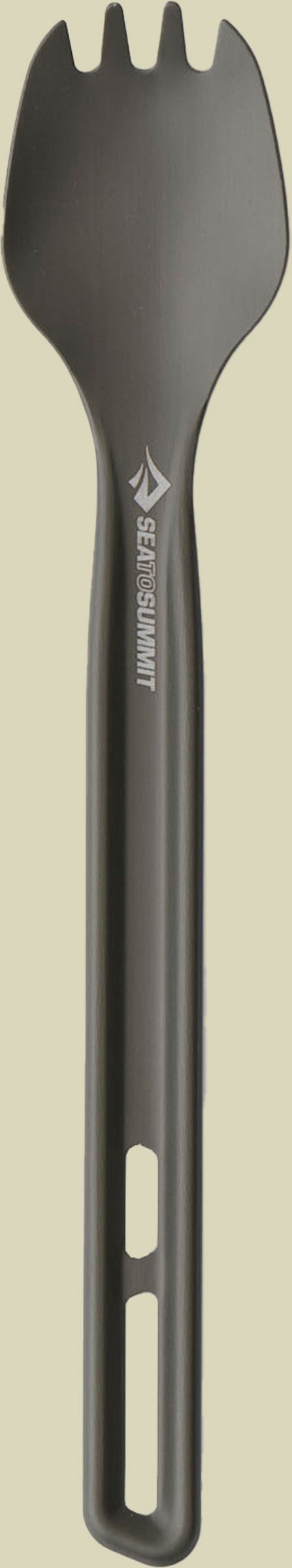 Frontier UL Long Handle Spork grau - aluminium hard anodised grey