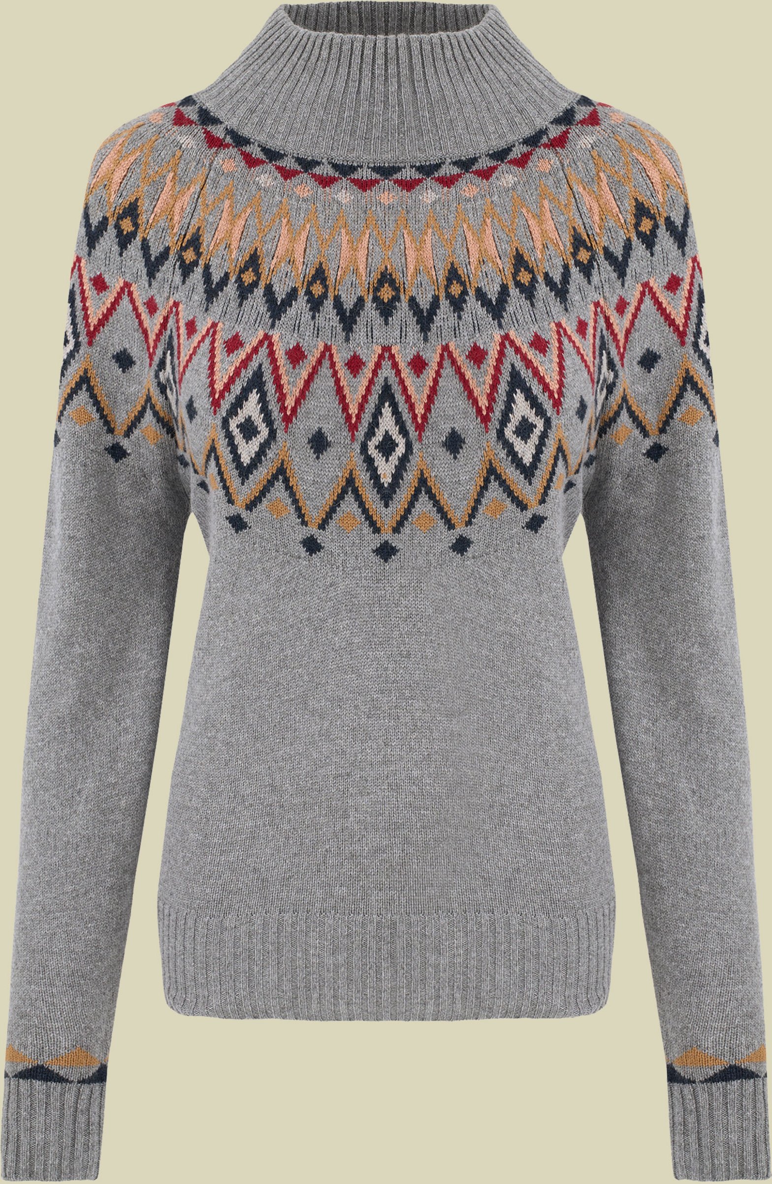 Indu Eco Mock Neck Women Größe XL Farbe monsoon grey