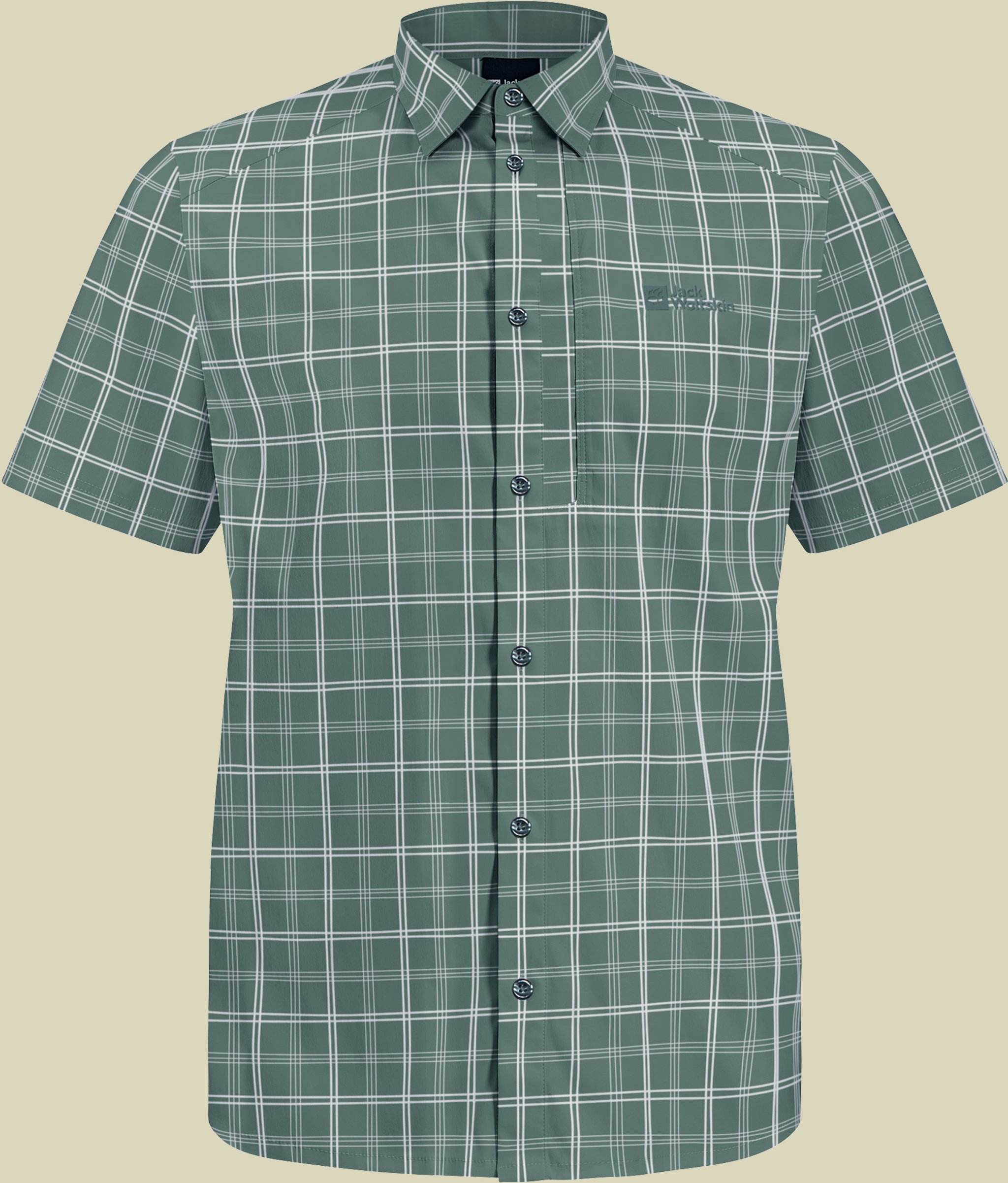 Norbo S/S Shirt Men XL grün - hedge green checks
