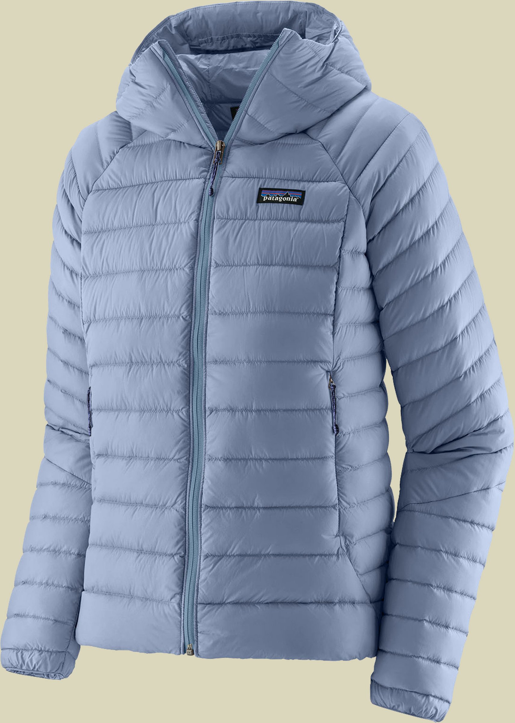 Down Sweater Hoody Women blau L - barnacle blue