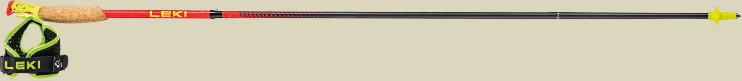 Ultratrail FX.One Superlite Länge 115 cm Farbe bright red - neongelb - naturalcarbon