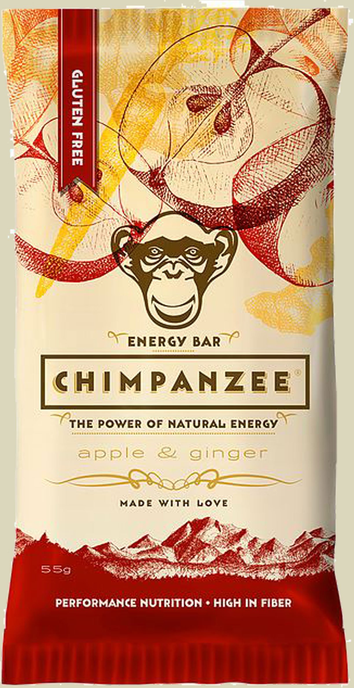 Energy Bar Apple & Ginger 55g
