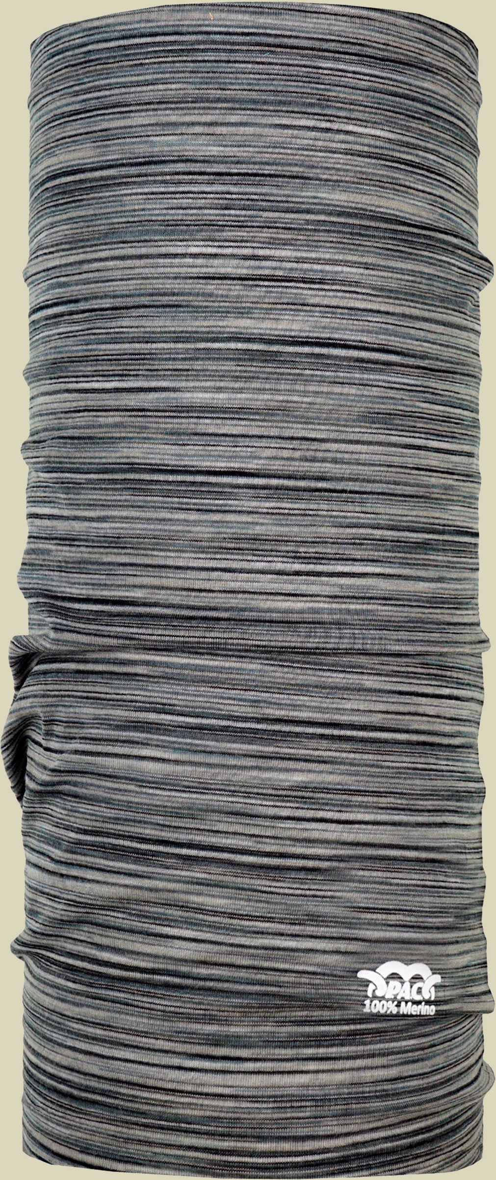 P.A.C. Merino Wool grau one size - multi stone rock