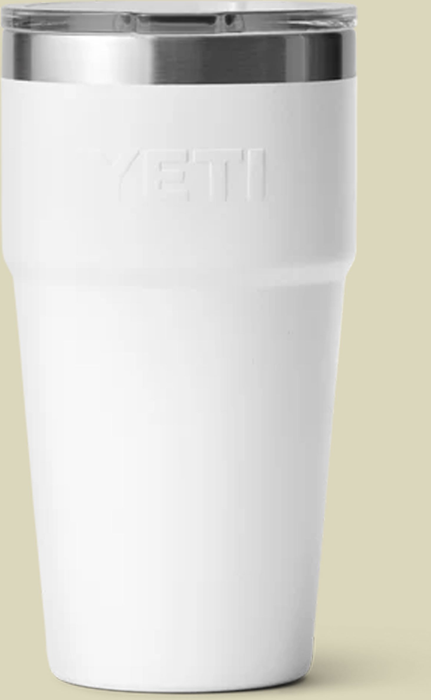 Single 20 oz stackable Cup 591 ml weiß - white