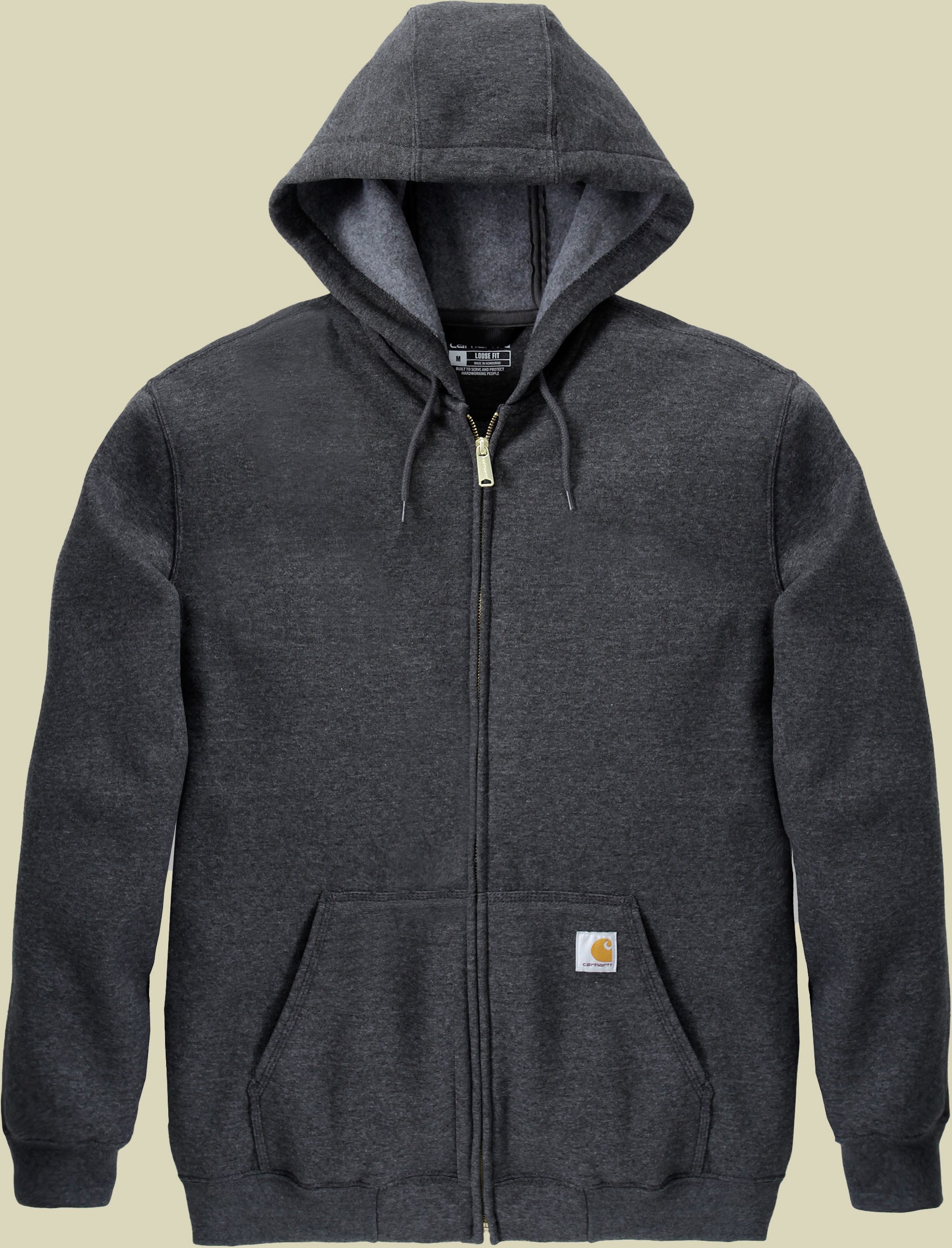 Zip Hooded Sweatshirt Men M grau2 - carbon heather