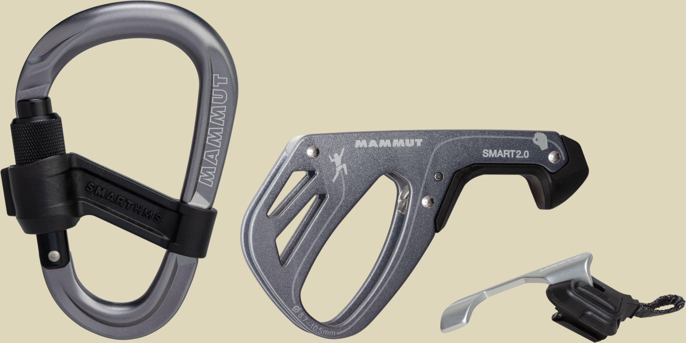 Smarter Belay Package Größe one size Farbe grey