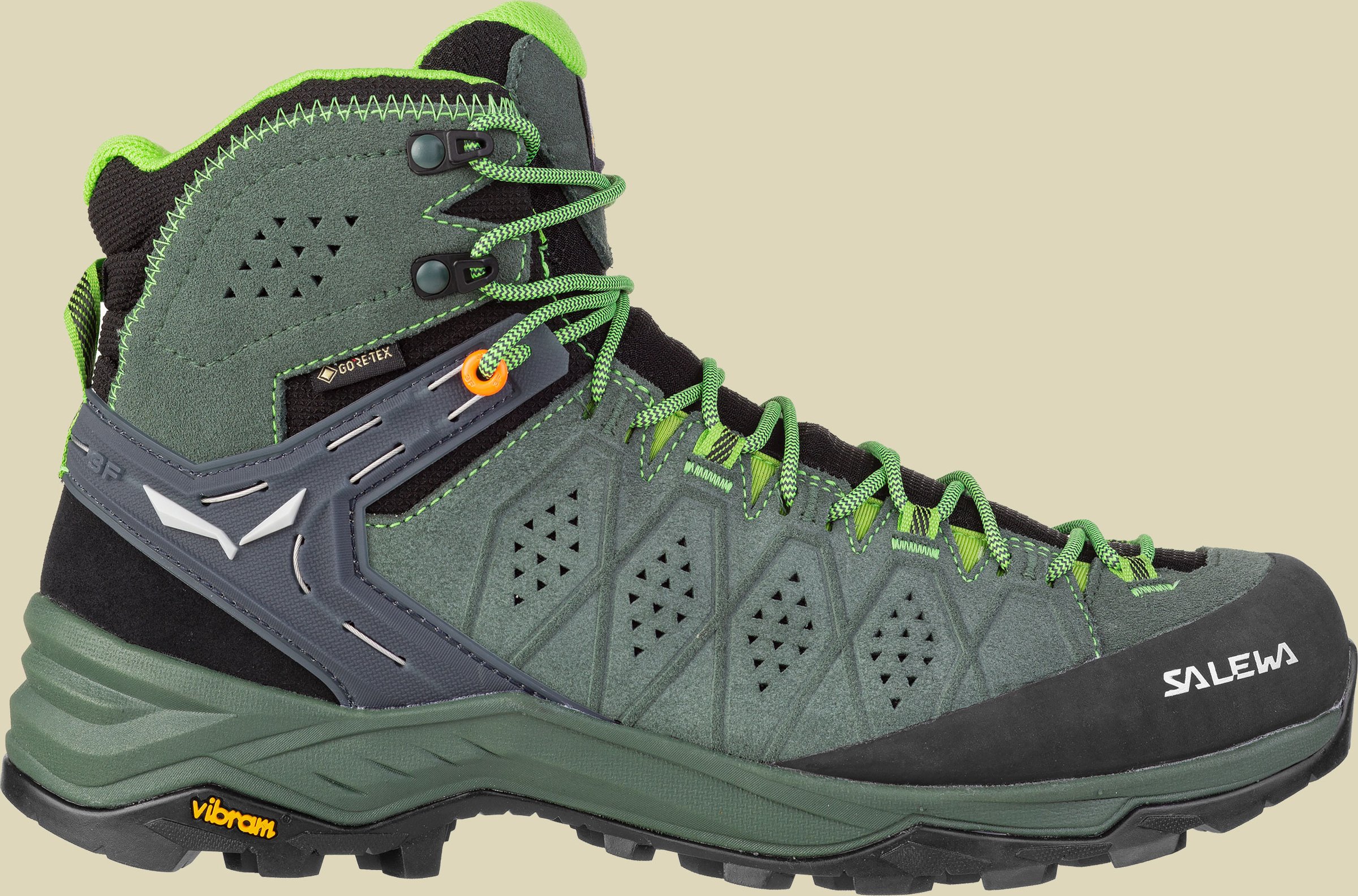 MS Alp Trainer 2 MID GTX Men Größe UK 10,5 Farbe raw green/pale frog