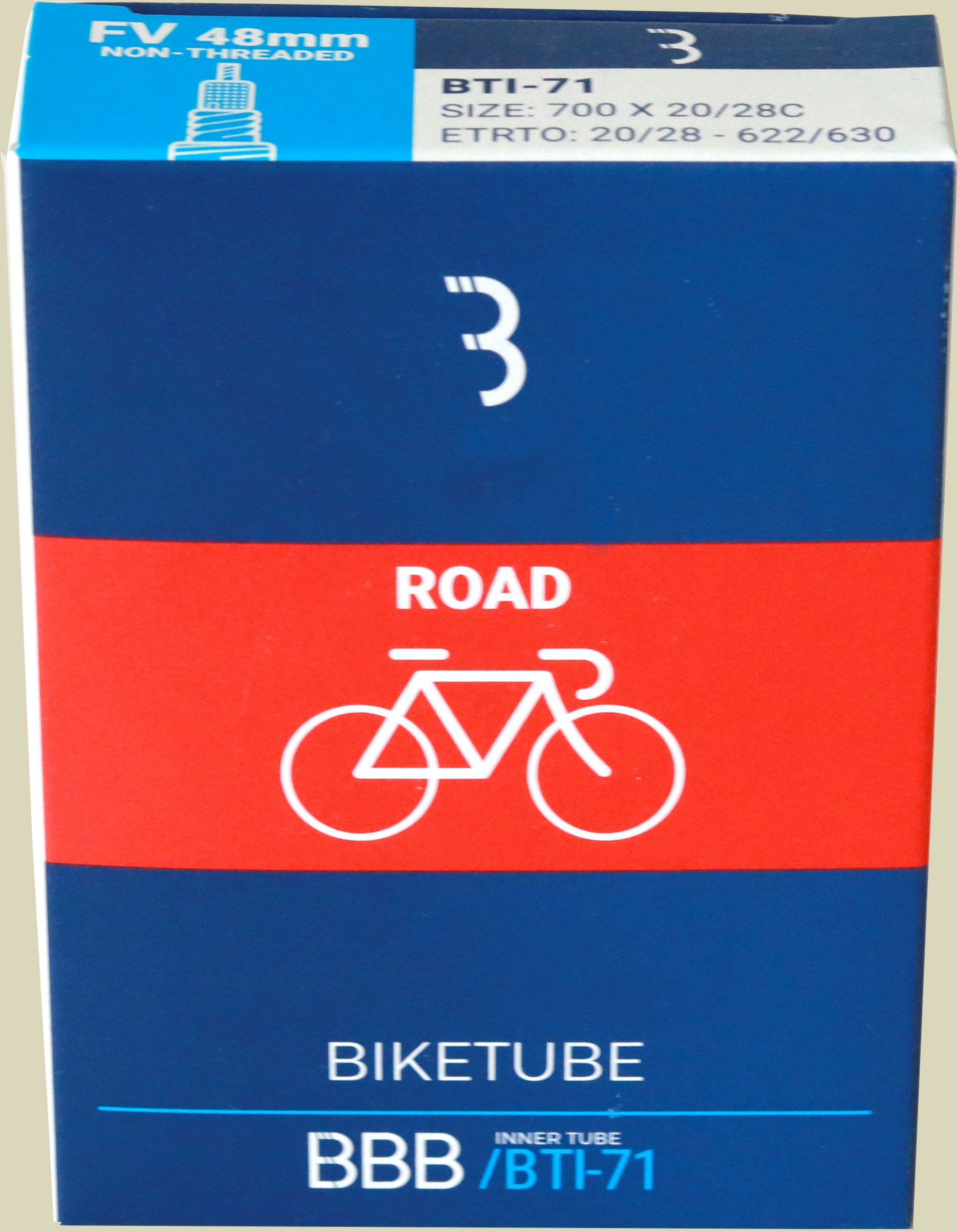 BTI-71 BikeTube 28 FV 28'' x 0.75/1.125