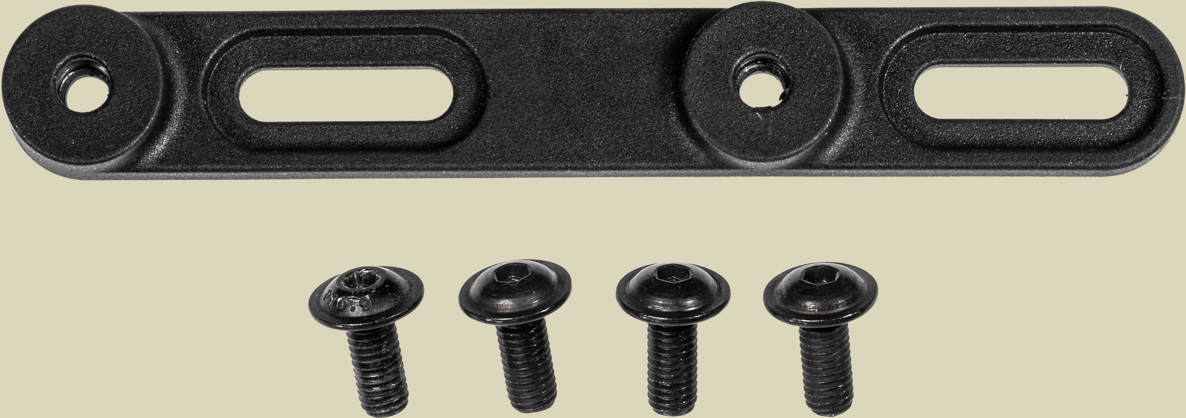 Offset-Plate 64mm Farbe black