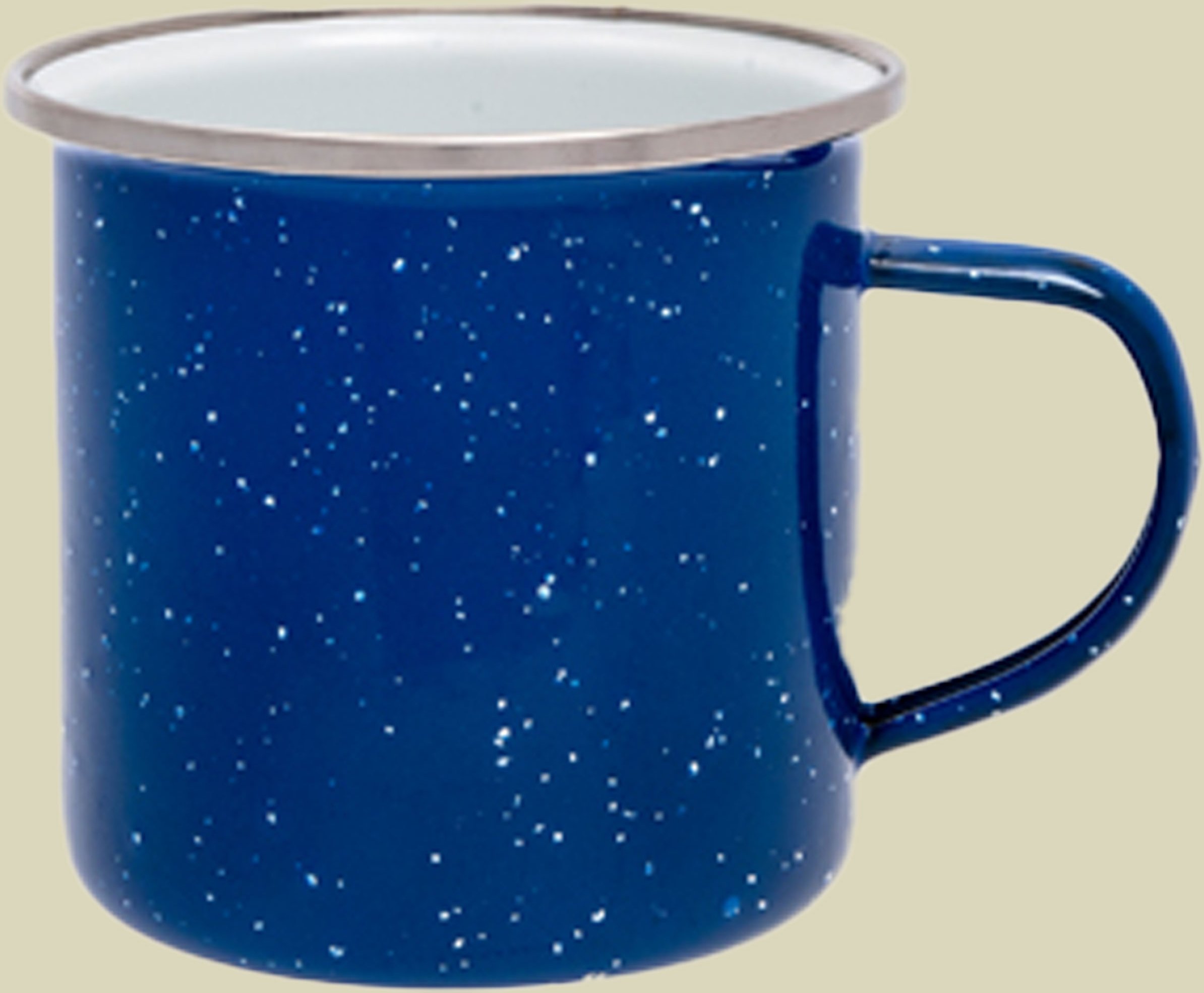 Emaille Tasse 360 ml blau
